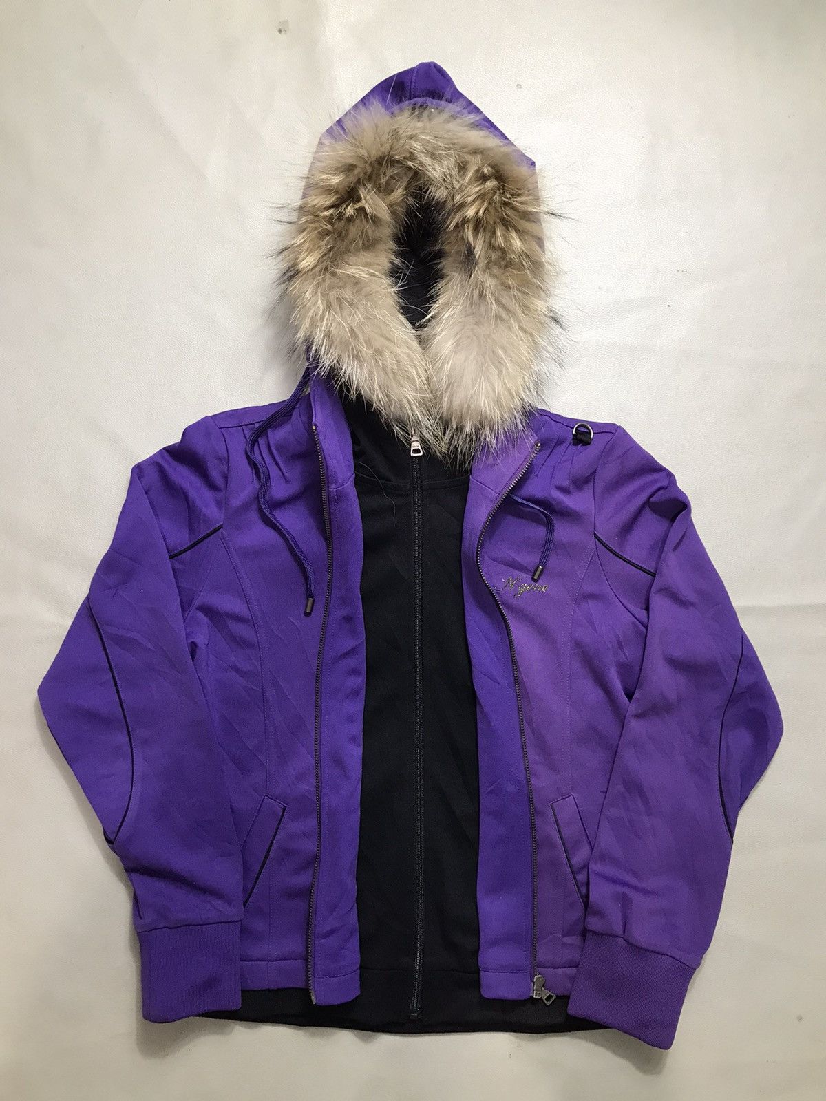 If Six Was Nine × Japanese Brand × Le Grande Bleu (L.G.B.) Double layer Faux Fur Zip Hoodie lgb style Size US M / EU 48-50 / 2 - 1 Thumbnail