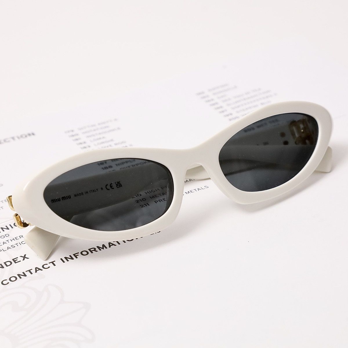 Miu Miu MIU MIU 0MU 09YS SUNGLASSES Size ONE SIZE - 6 Thumbnail