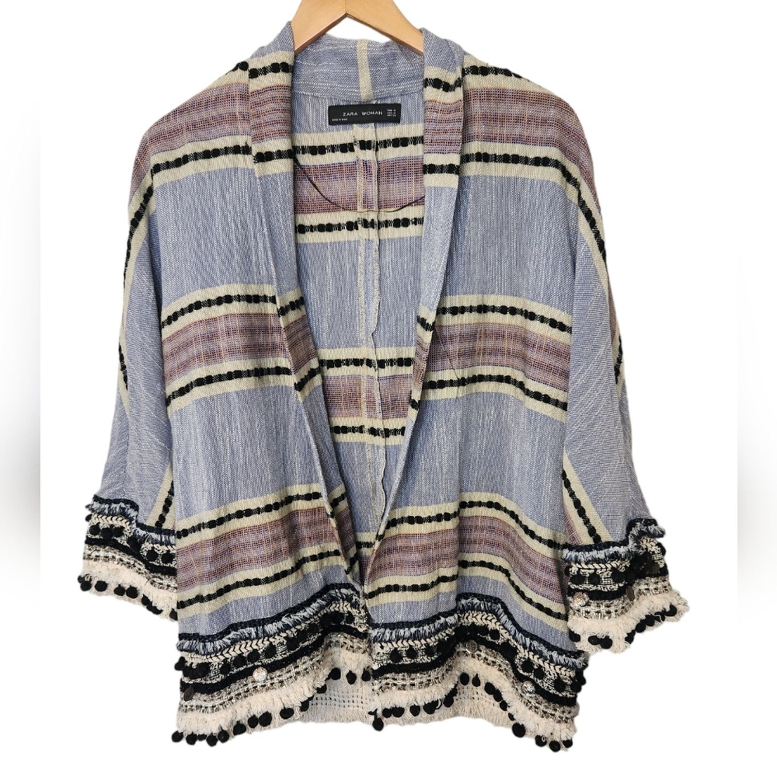 Zara Zara Open Kimono kimono cardigan Medium Size M / US 6-8 / IT 42-44 - 5 Thumbnail