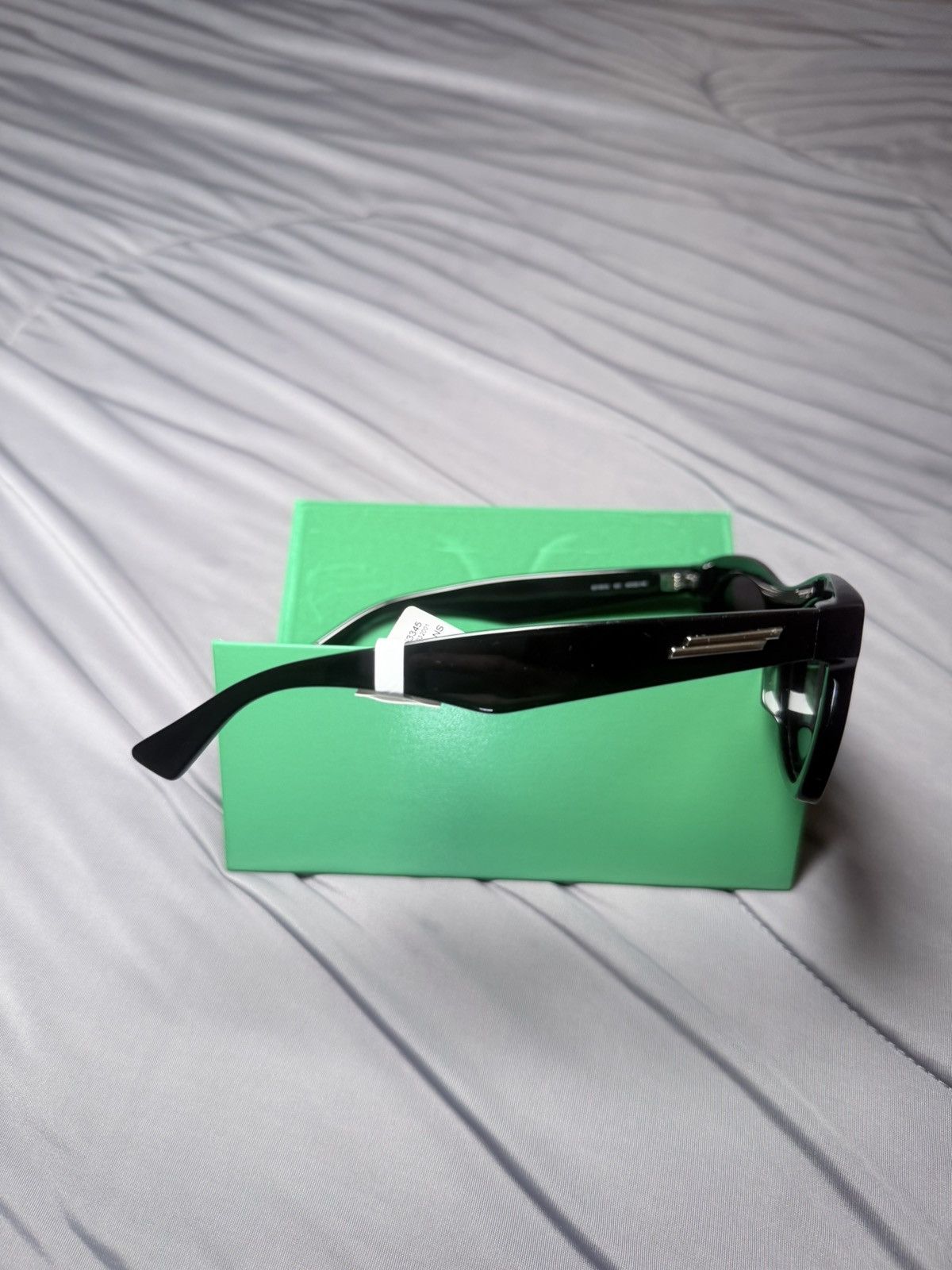 Bottega Veneta Bottega Veneta Black 54MM Square Sunglasses Size ONE SIZE - 6 Thumbnail