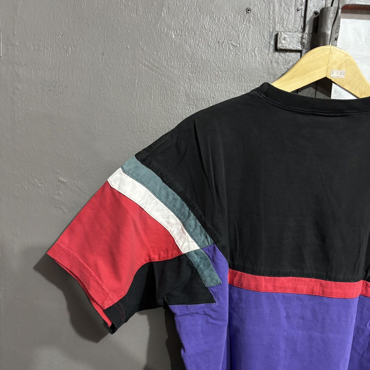 Adidas Adidas Vtg 90s Multicolor Striped Tee Shirt Purple Size US XL / EU 56 / 4 - 9 Thumbnail