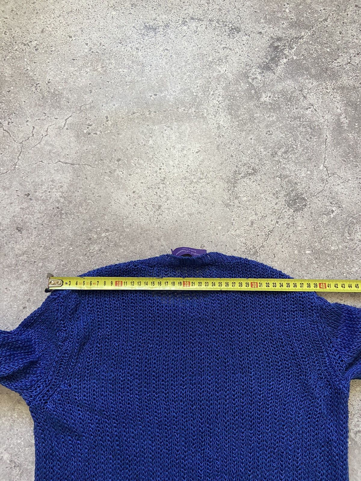 Ralph Lauren Purple Label Ralph Lauren Purple Label Linen Mesh Sweater Size US XS / EU 42 / 0 - 12 Thumbnail