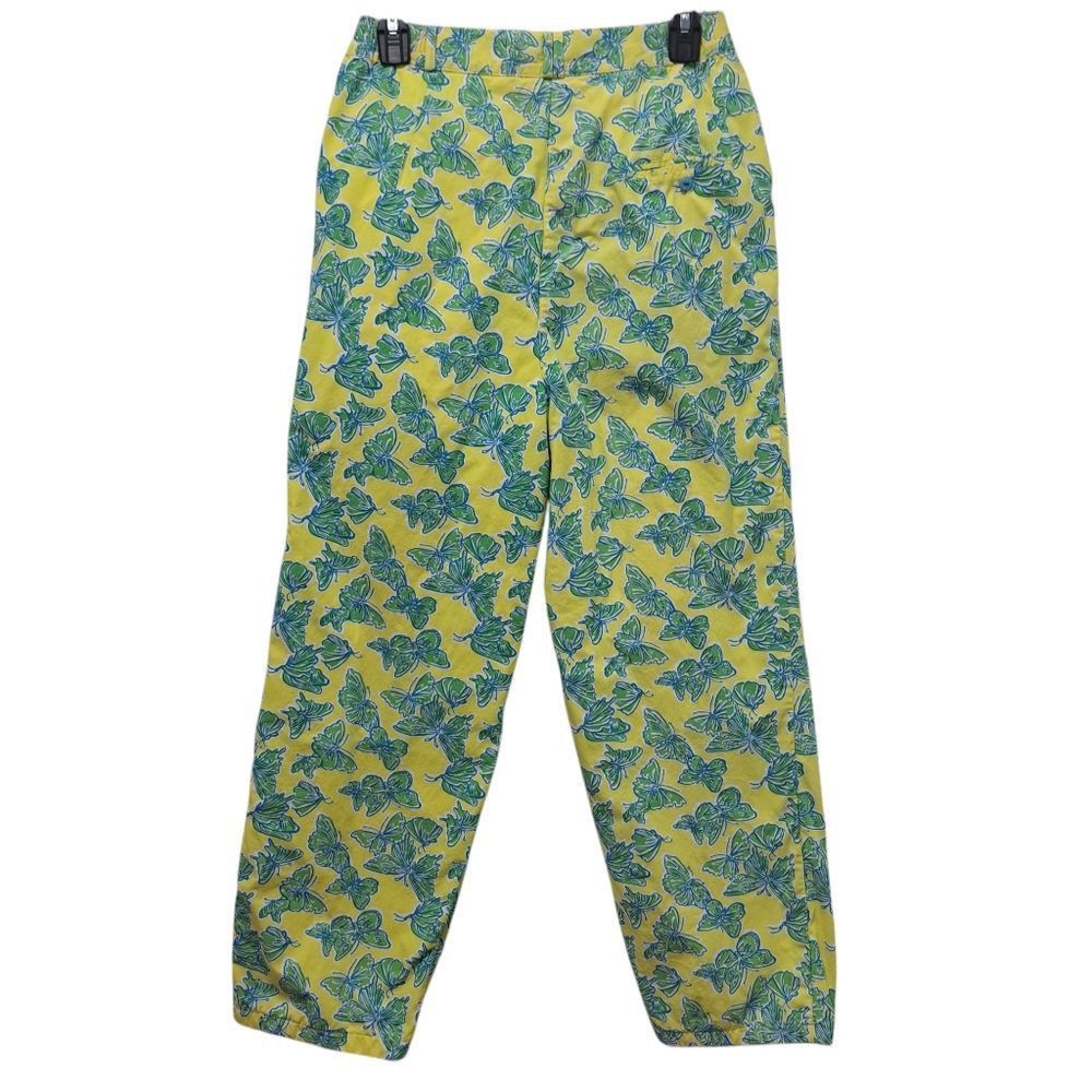Lilly Pulitzer Vintage Lilly Pulitzer Butterfly Print Cotton High Waist Y2K Size 30" / US 8 / IT 44 - 2 Thumbnail