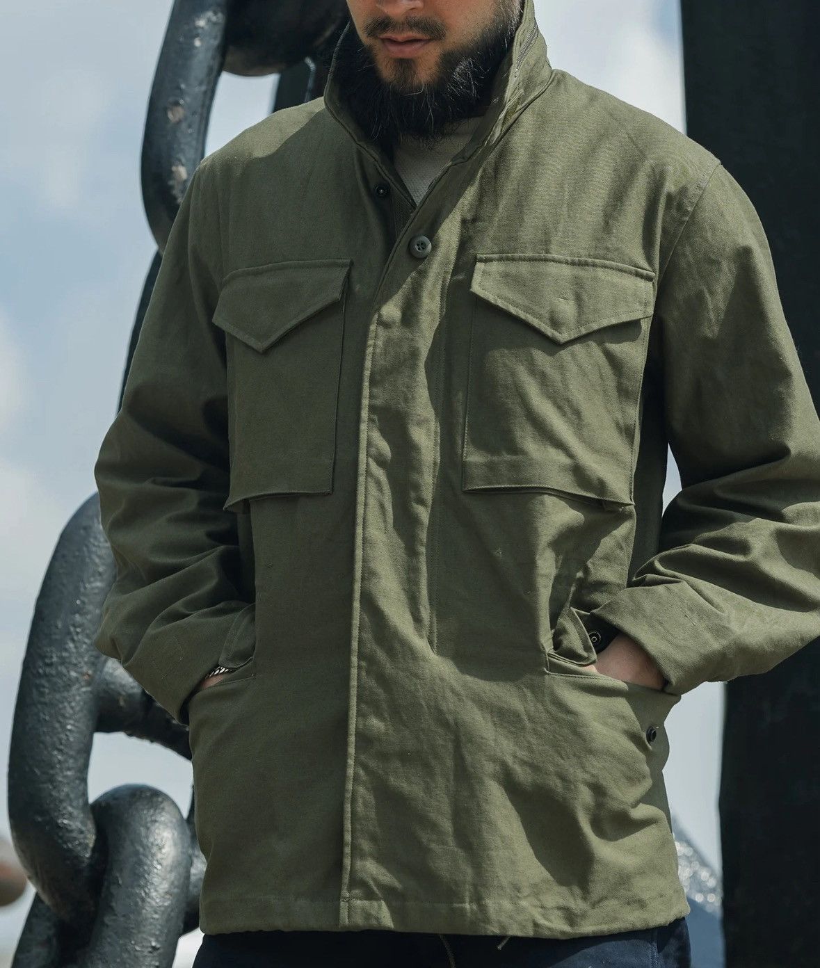 Bronson MFG. CO. US Army 1st Model M-65 Field Jacket(olive) Size US M / EU 48-50 / 2 - 4 Thumbnail