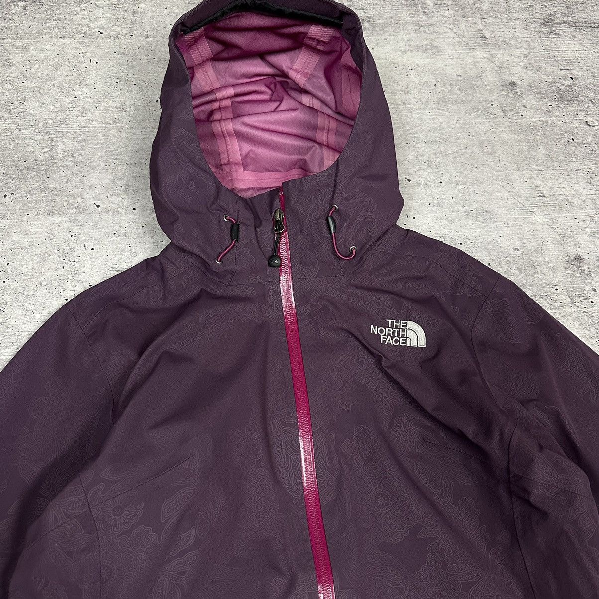 The North Face The North Face HyVent Zip Jacket Printed Flower Windstopper Size L / US 10 / IT 46 - 3 Thumbnail