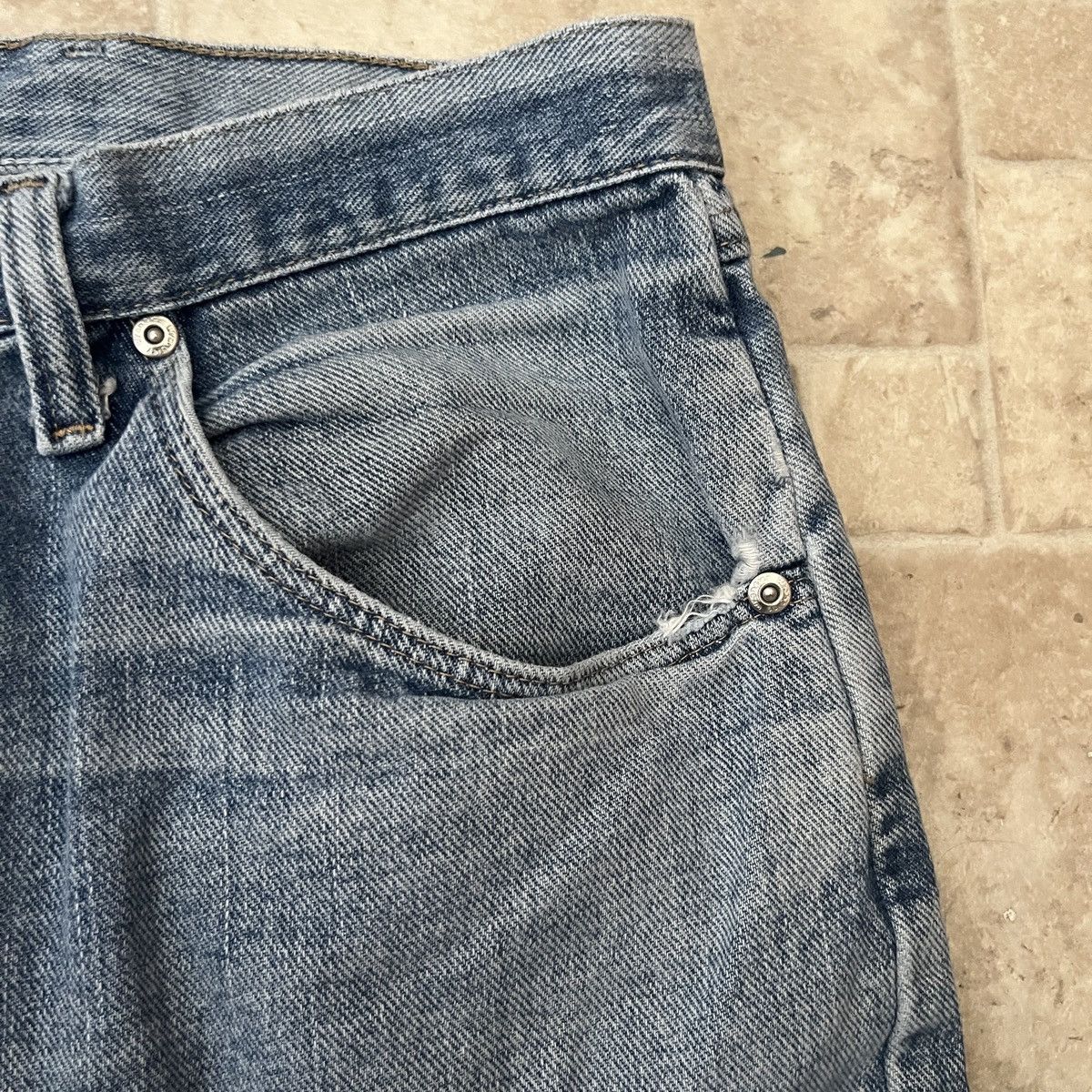 Wrangler Wrangler Men’s Blue Denim Jeans Size 36x32 Size US 36 / EU 52 - 2 Thumbnail