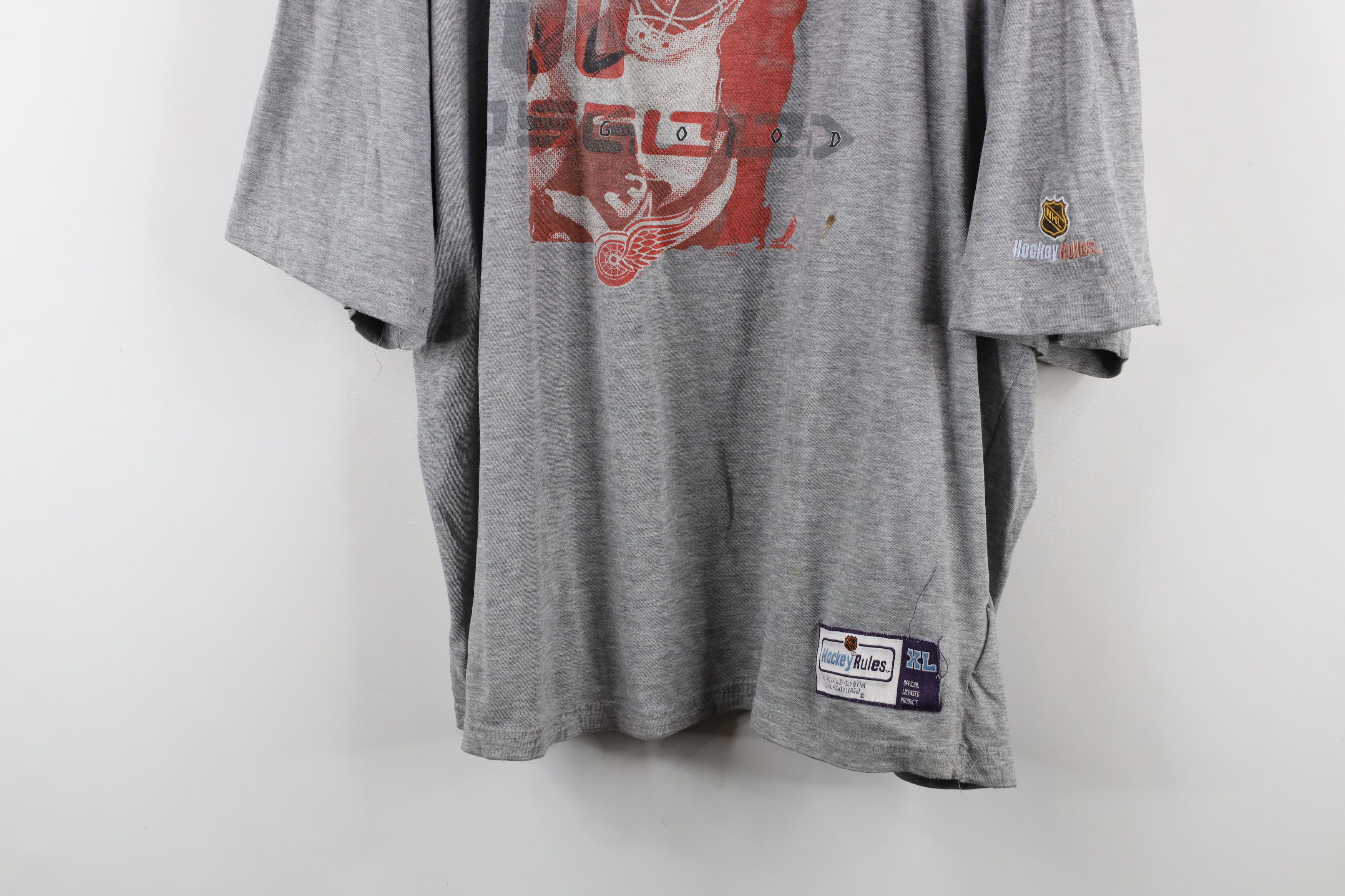Vintage Vintage 90s Y2K Osgood Detroit Red Wings Hockey T-Shirt Size US XL / EU 56 / 4 - 3 Thumbnail
