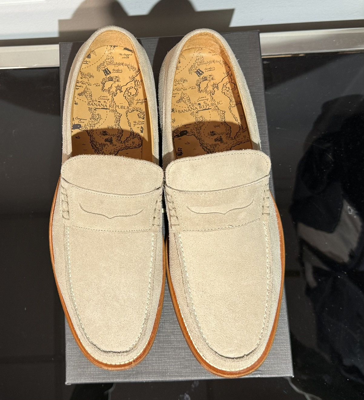 Banana Republic Banana Republic | Suede Penny Loafer Size US 11.5 / EU 44-45 - 4 Thumbnail