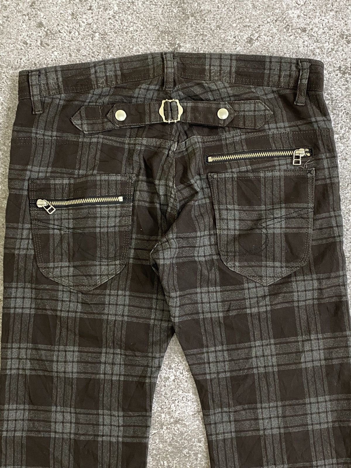 semanticdesign Semantic design tartan buckle back pants Size US 32 / EU 48 - 5 Thumbnail