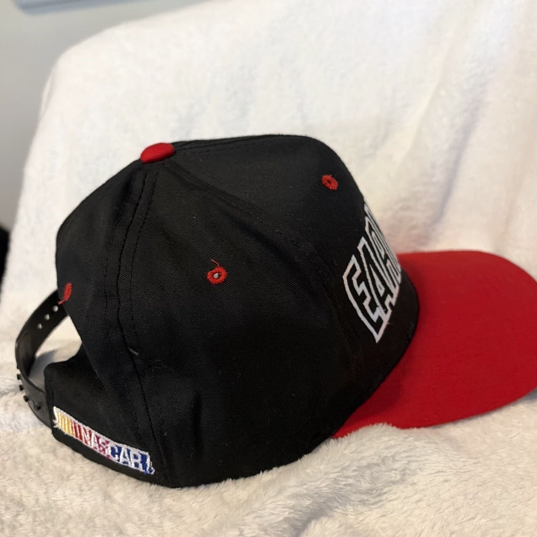 NASCAR VINTAGE Dale Earnhardt #3 NASCAR Racing Competitors View SnapBack Hat Men One Size Black Snapback Hats Boys Girls Mens Womens Size ONE SIZE - 3 Thumbnail