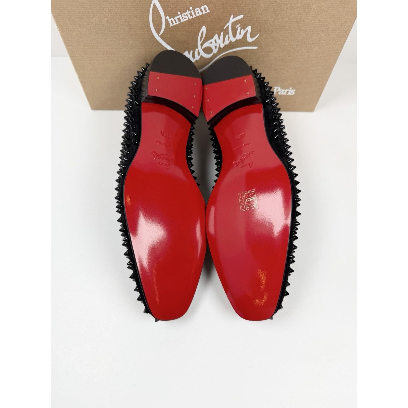 Christian Louboutin Size 7.5 - Christian Louboutin Dandelion Spikes Loafers NEW Size US 7.5 / EU 40-41 - 8 Thumbnail