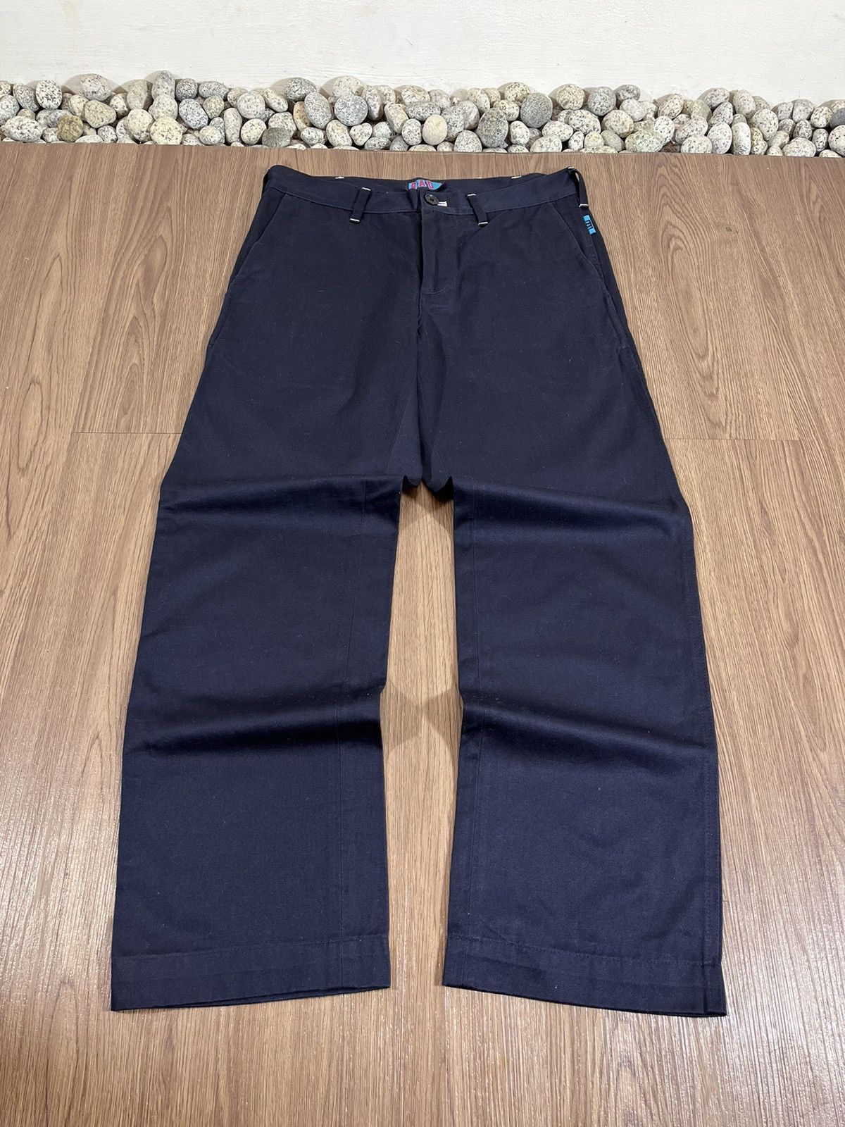 R.Newbold RAD (R.Newbold) Navy Work Trousers – Regular Straight Fit Size US 31 - 5 Thumbnail