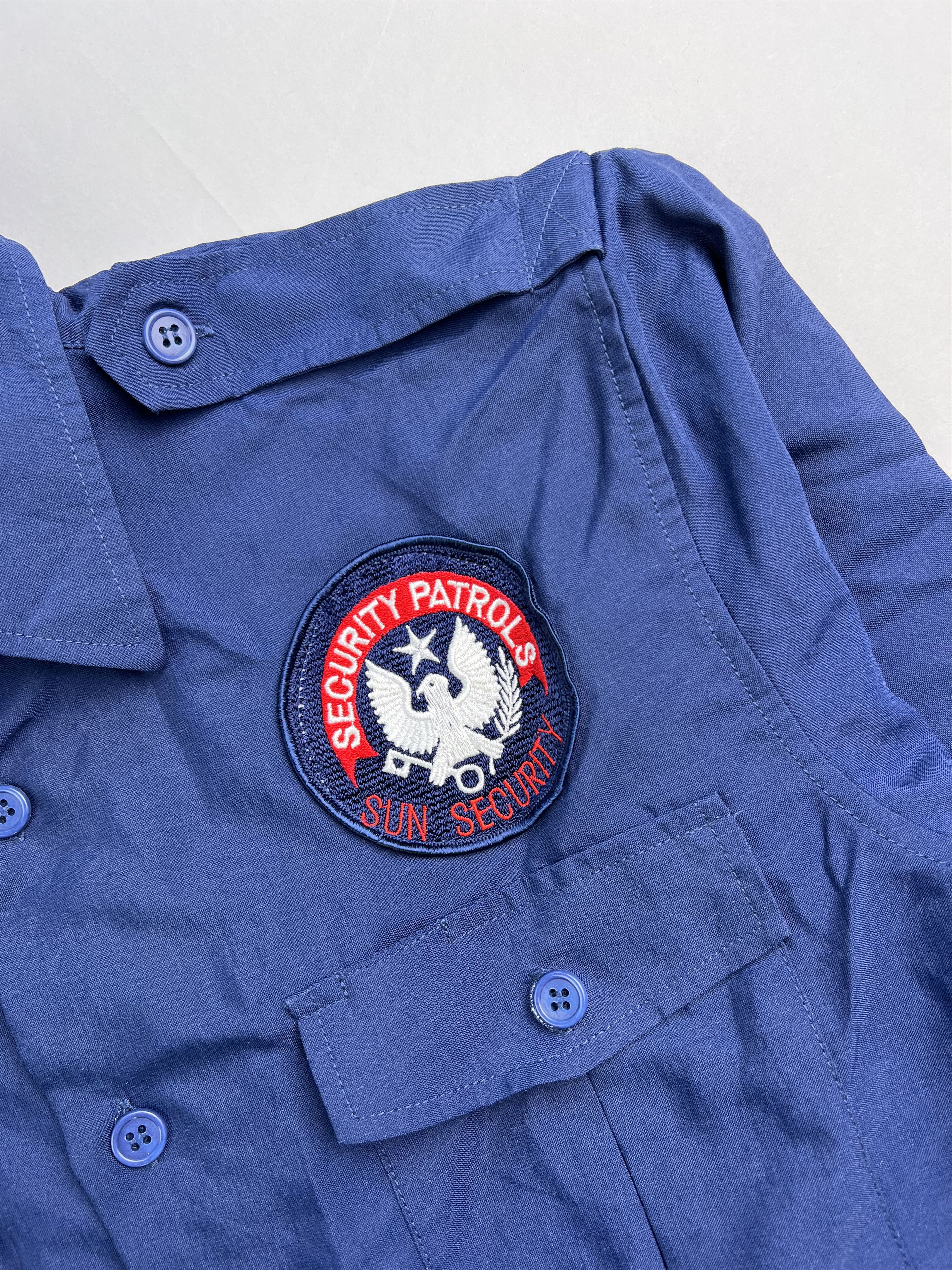 Vintage Work Shirt Vintage Safeter Blue Medium Size US M / EU 48-50 / 2 - 3 Thumbnail