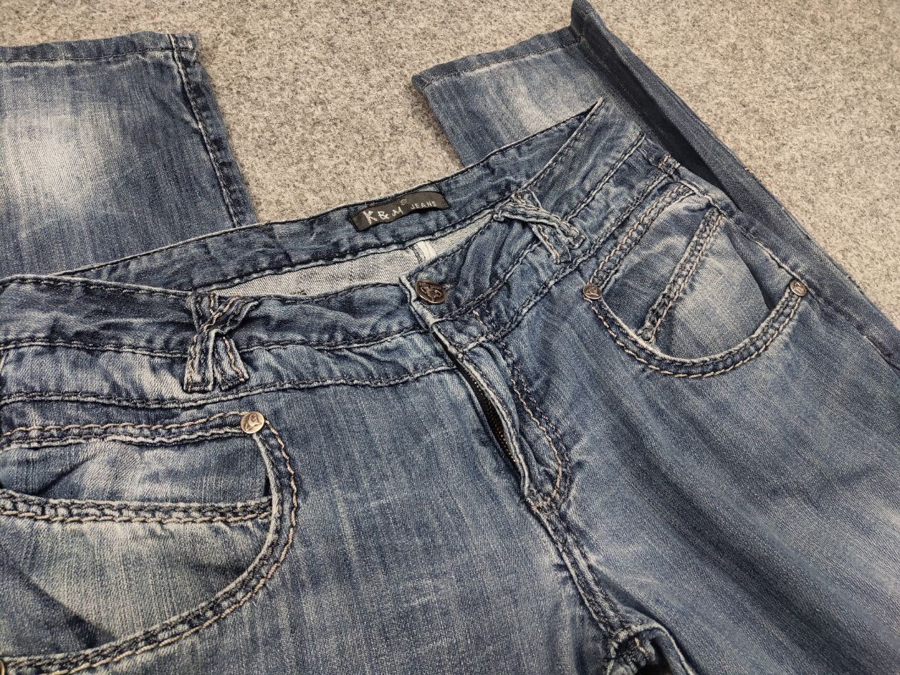 If Six Was Nine Vintage if six was nine style Opium Kosmo Japan baggy Jeans Size US 34 / EU 50 - 13 Thumbnail