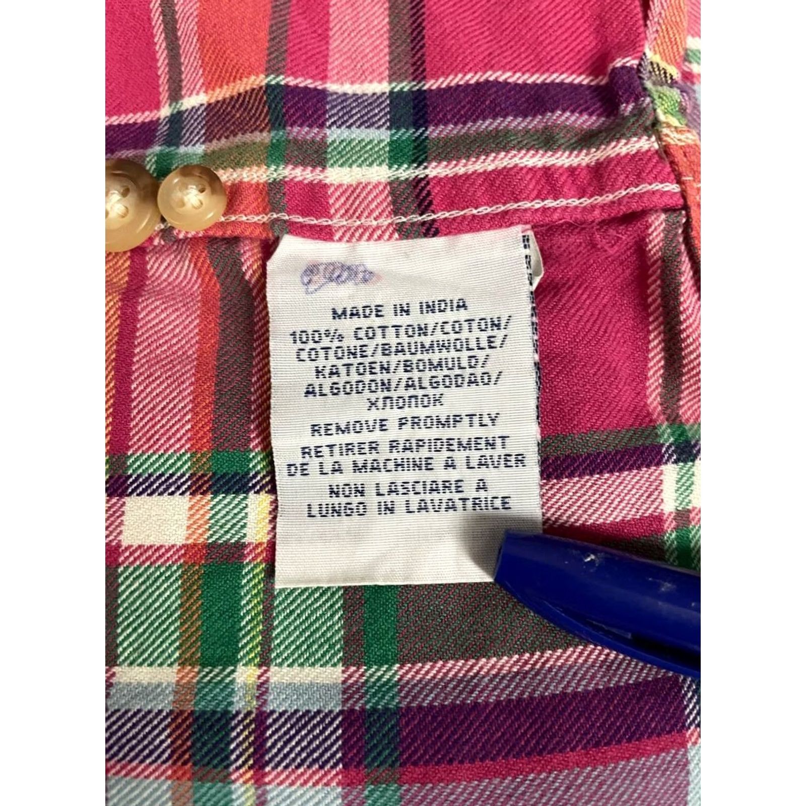 Polo Ralph Lauren Polo Ralph Lauren Shirt Mens Button-Down Multicolor Plaid Long Sleeve Size S Size US S / EU 44-46 / 1 - 5 Thumbnail