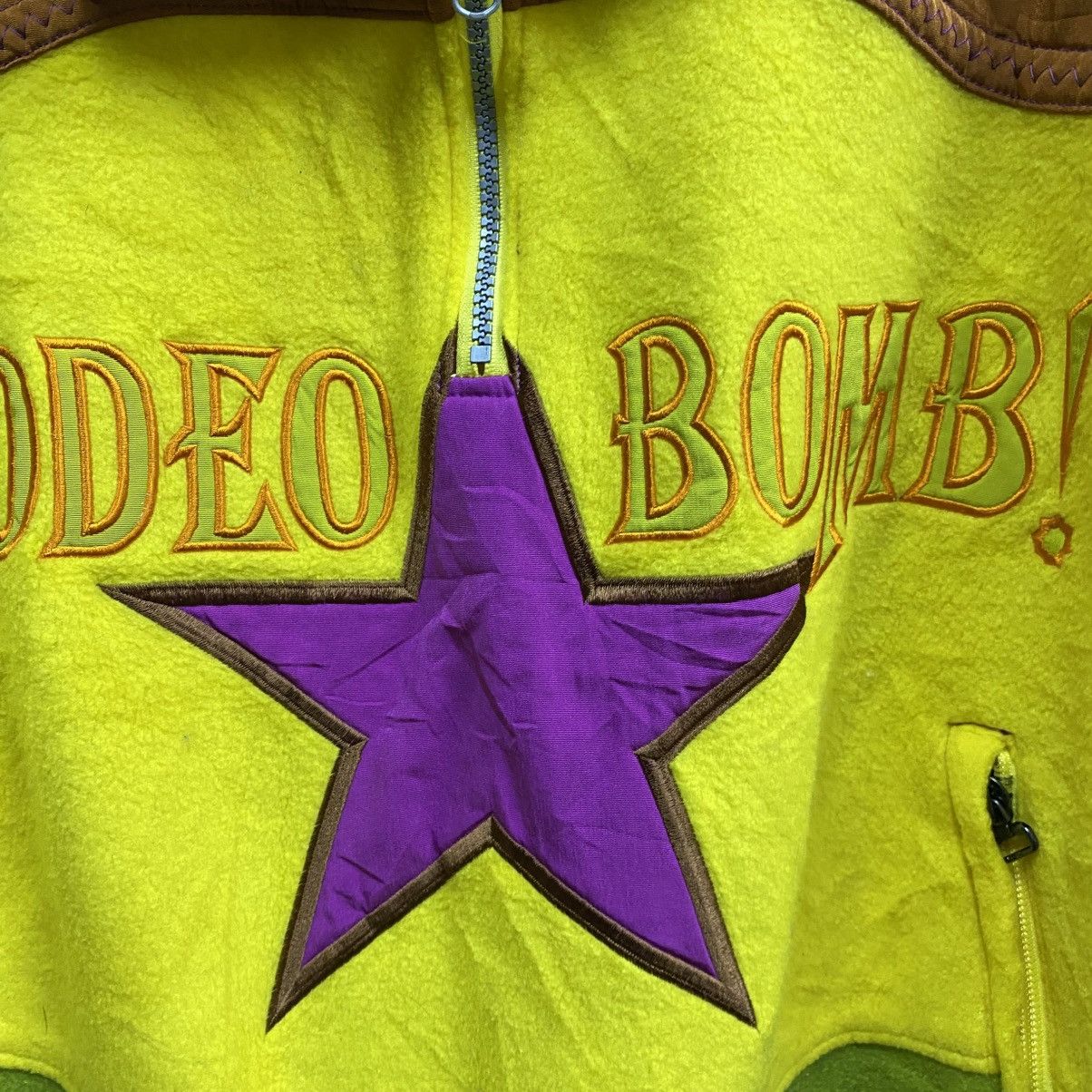 Goldwin Vintage Goldwin Rodeo Bomb! Multi Colour Fleece Ski Jackets Size US M / EU 48-50 / 2 - 11 Thumbnail