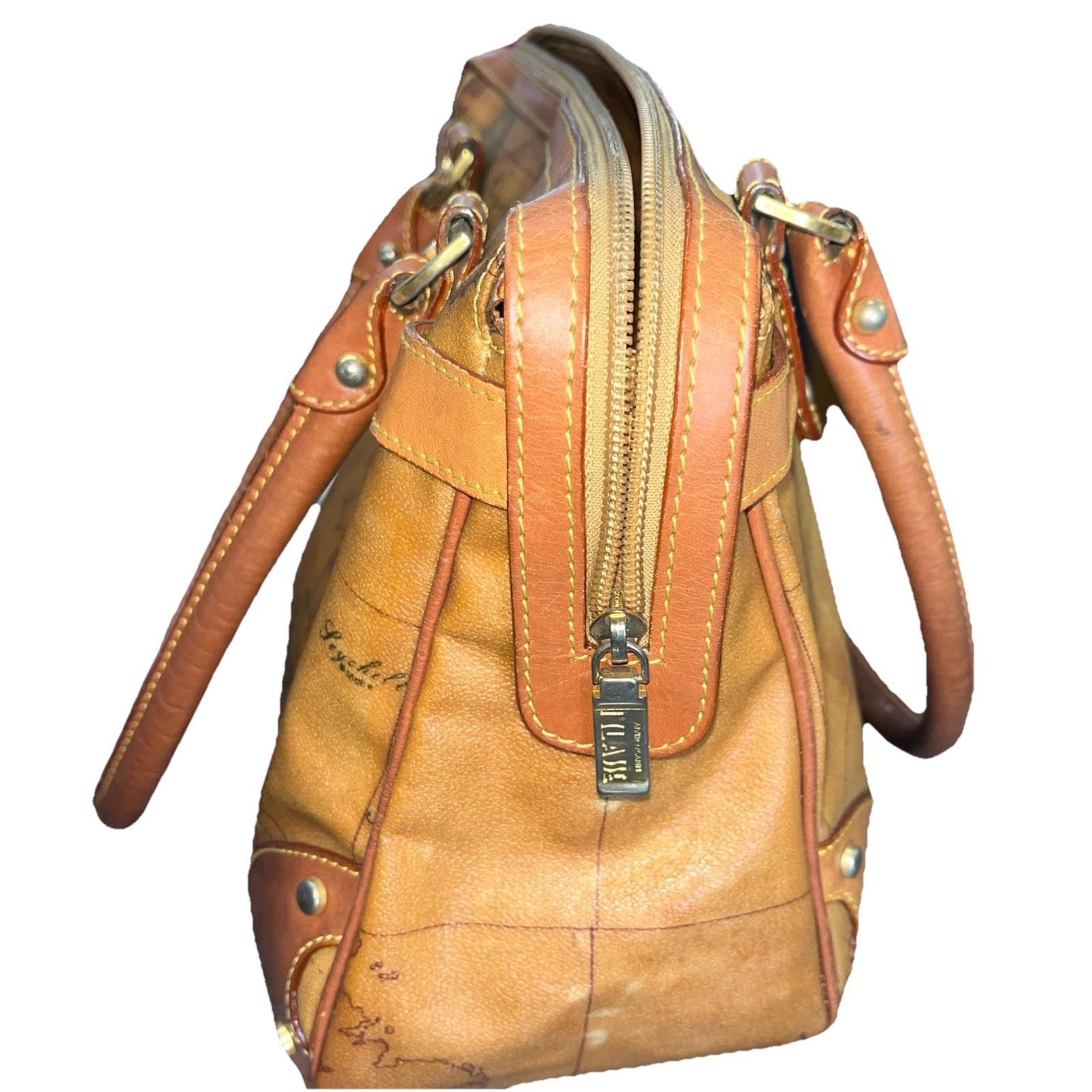Alviero Martini ALVIERO MARTINI 1A CLASSE Geo Print Leather Handbag Bag Size ONE SIZE - 5 Thumbnail