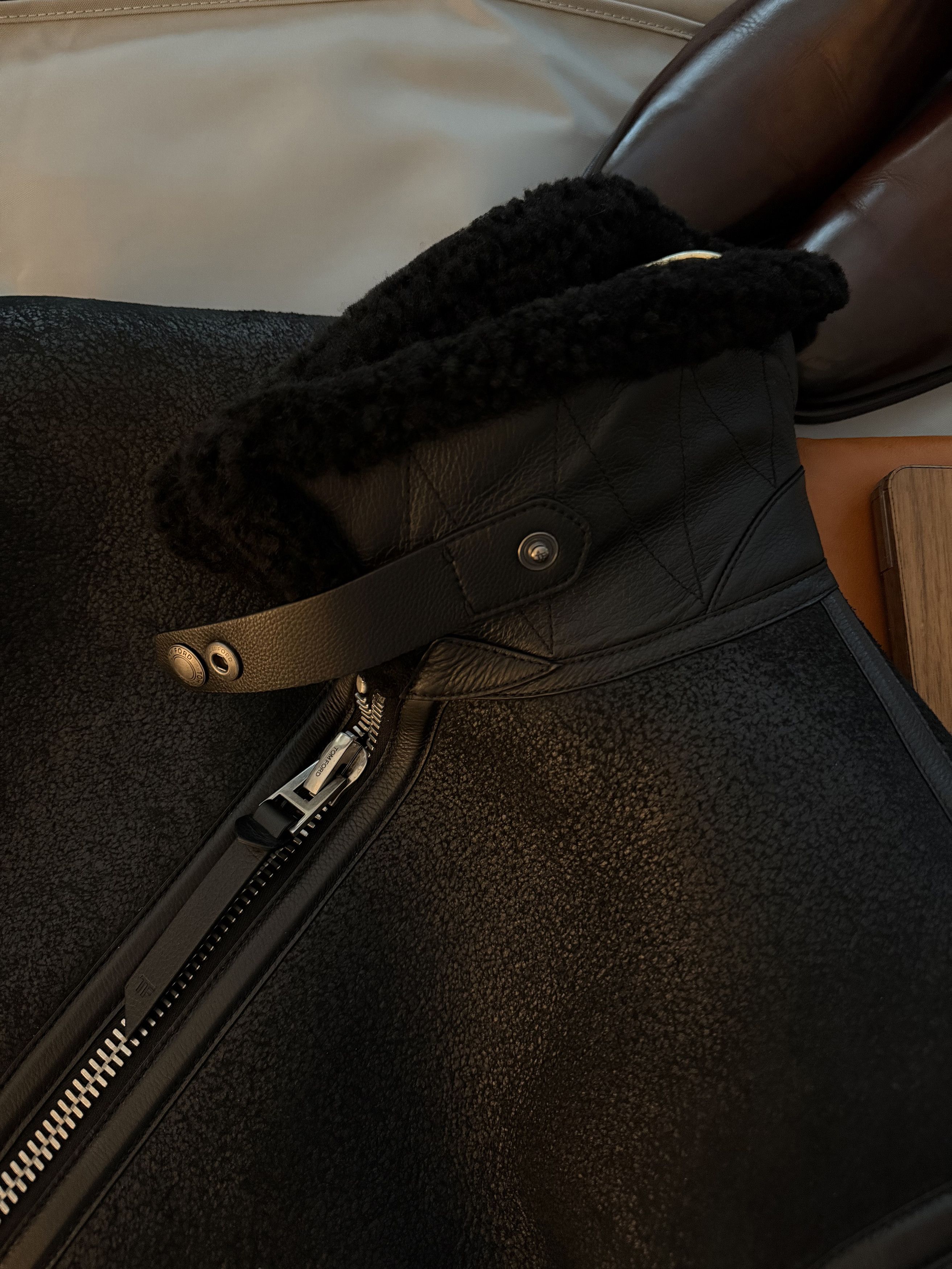 Tom Ford A Menswear Grail: Rare $11K Shearling Tailored To Perfection Size US L / EU 52-54 / 3 - 14 Thumbnail