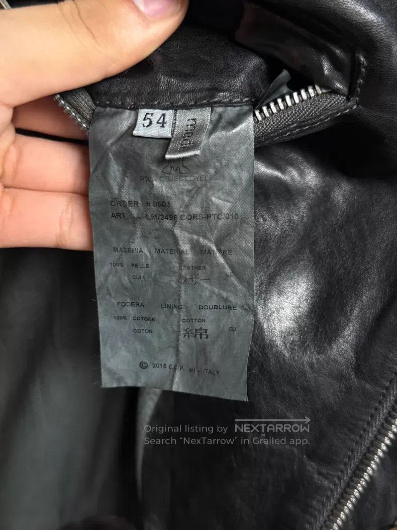 Carol Christian Poell Carol Christian Poell Size 54 Leather Jacket LM/2498 Male| Size US L / EU 52-54 / 3 - 4 Thumbnail