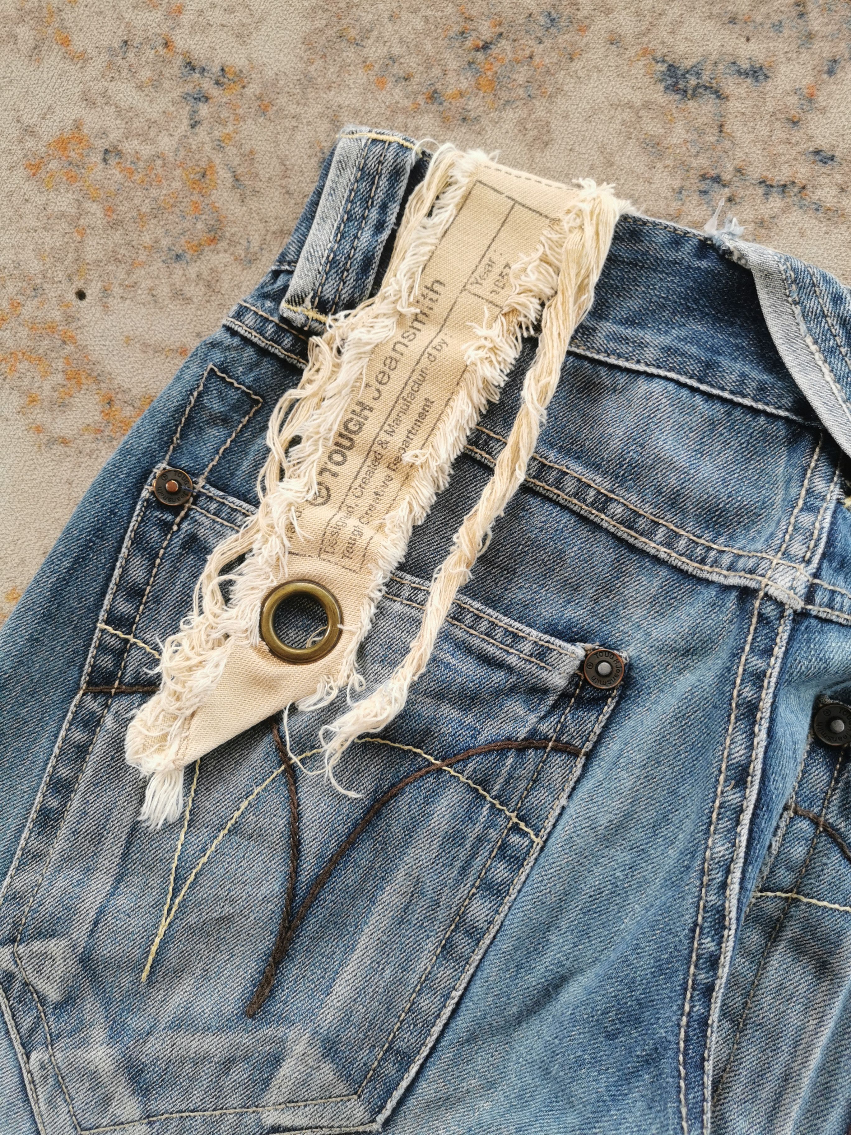 Le Grande Bleu (L.G.B.) Vintage TOUGH JEANSMITH hennessy Denim pants Size US 29 - 12 Thumbnail