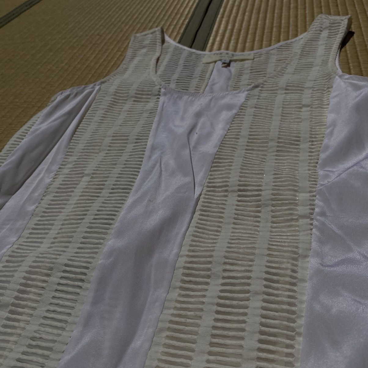 Japanese Brand × Kapital × Rag & Bone Rag & Bone Lace Ivory Silk Panel Tank Top Made in USA Size XS / US 0-2 / IT 36-38 - 5 Thumbnail