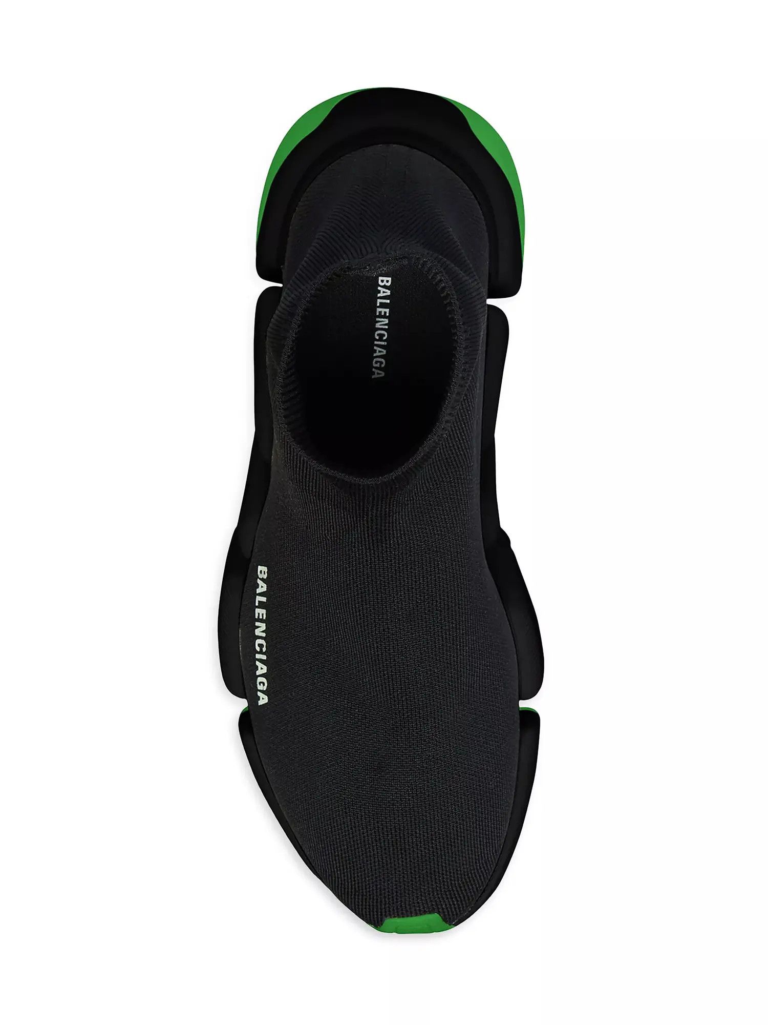 Balenciaga o1tr1nto0525 Speed 2.0 Clear Sole Recycled Knit Sneakers Size US 6 / EU 39 - 4 Thumbnail