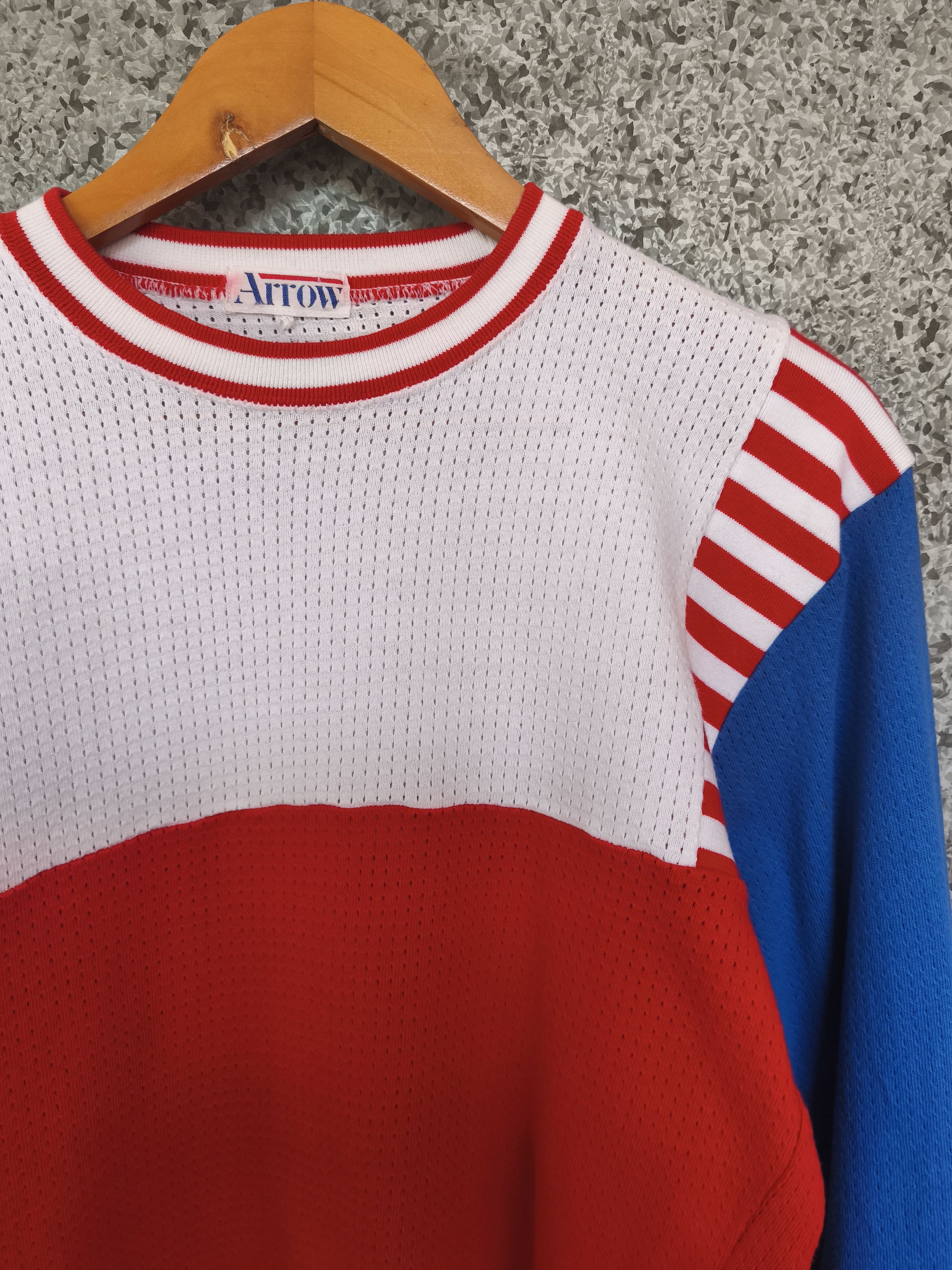 Arrow Vintage 80s Vintage ARROW t shirt long sleeve mesh design Size US S / EU 44-46 / 1 - 3 Thumbnail