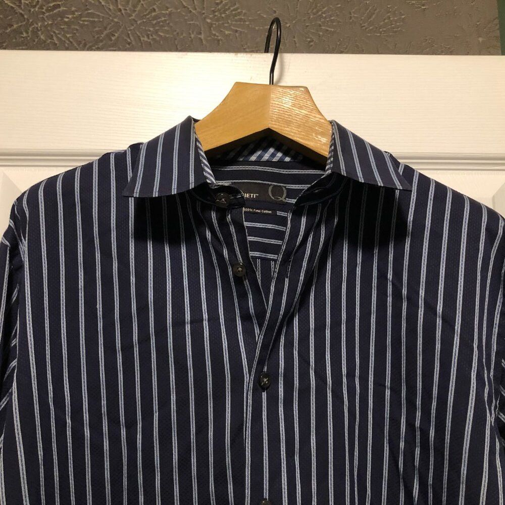 Other quieti men's navy cotton casual shirt size: XL Size US XL / EU 56 / 4 - 2 Thumbnail