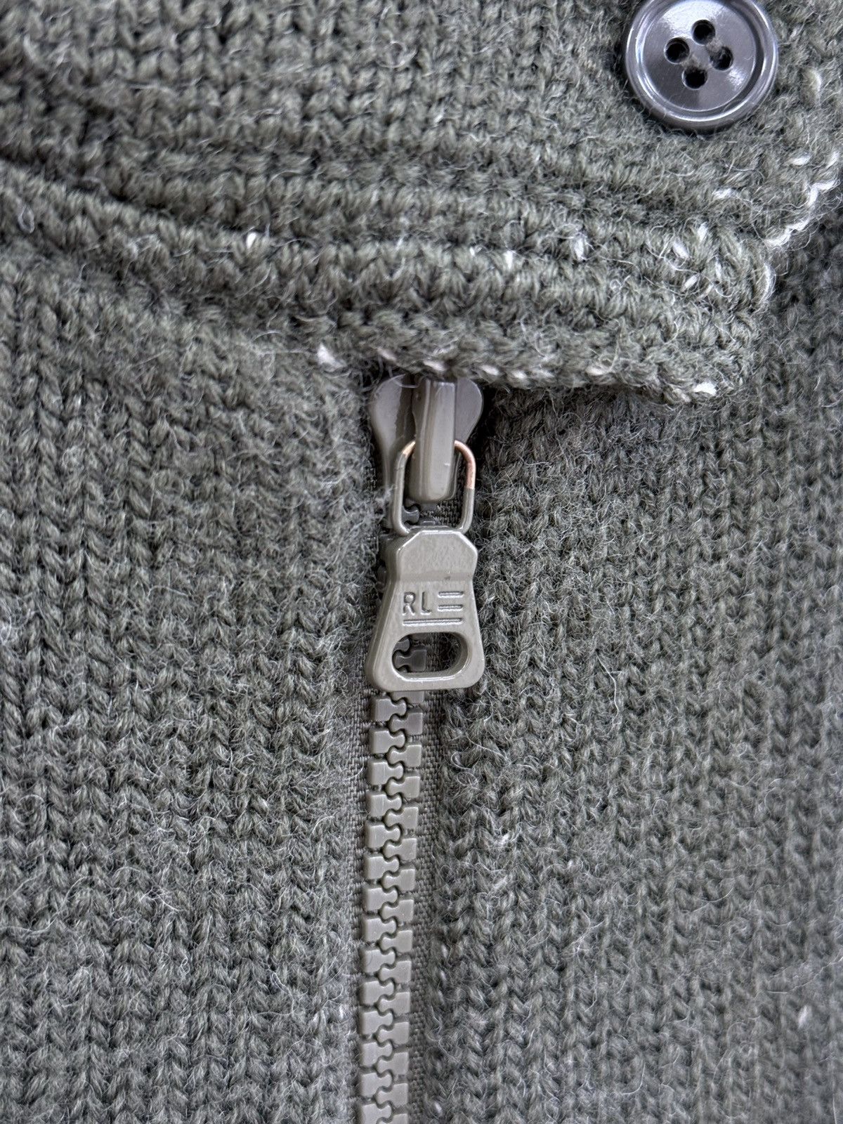 RRL Ralph Lauren Double RRL Ralph Lauren Wool Knit Zip Jacket Size US S / EU 44-46 / 1 - 6 Thumbnail