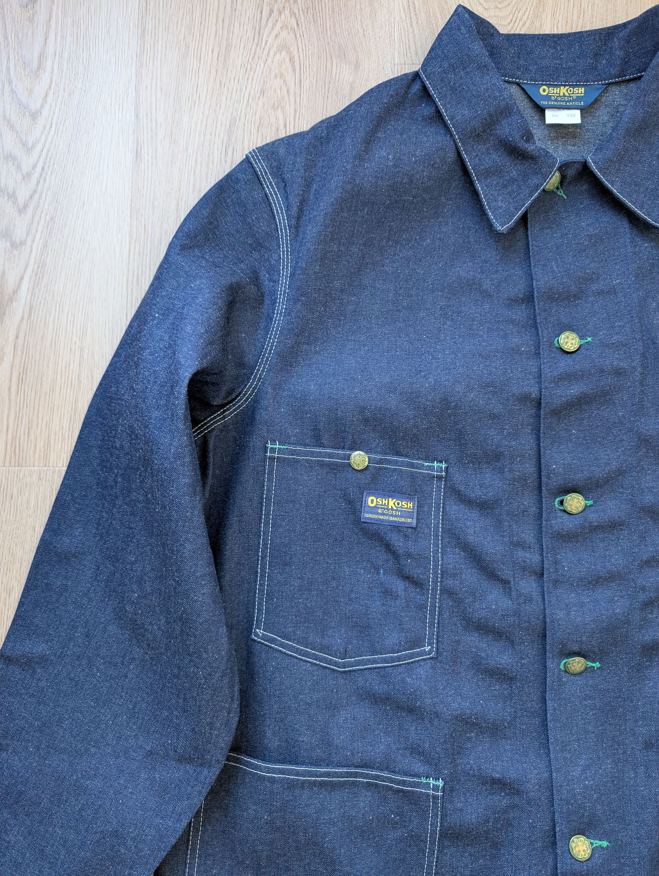 Other OshKosh Bgosh Union Made Sanforized Denim Chore Jacke Size US XL / EU 56 / 4 - 4 Thumbnail