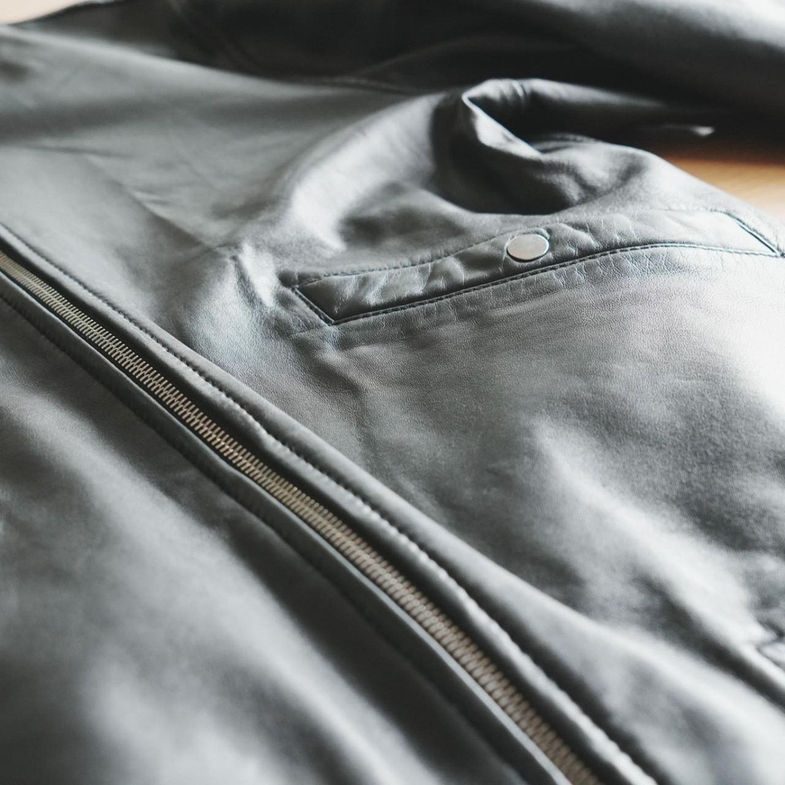 Sandro Sandro Black Leather (full grain) Jacket Size US M / EU 48-50 / 2 - 5 Thumbnail