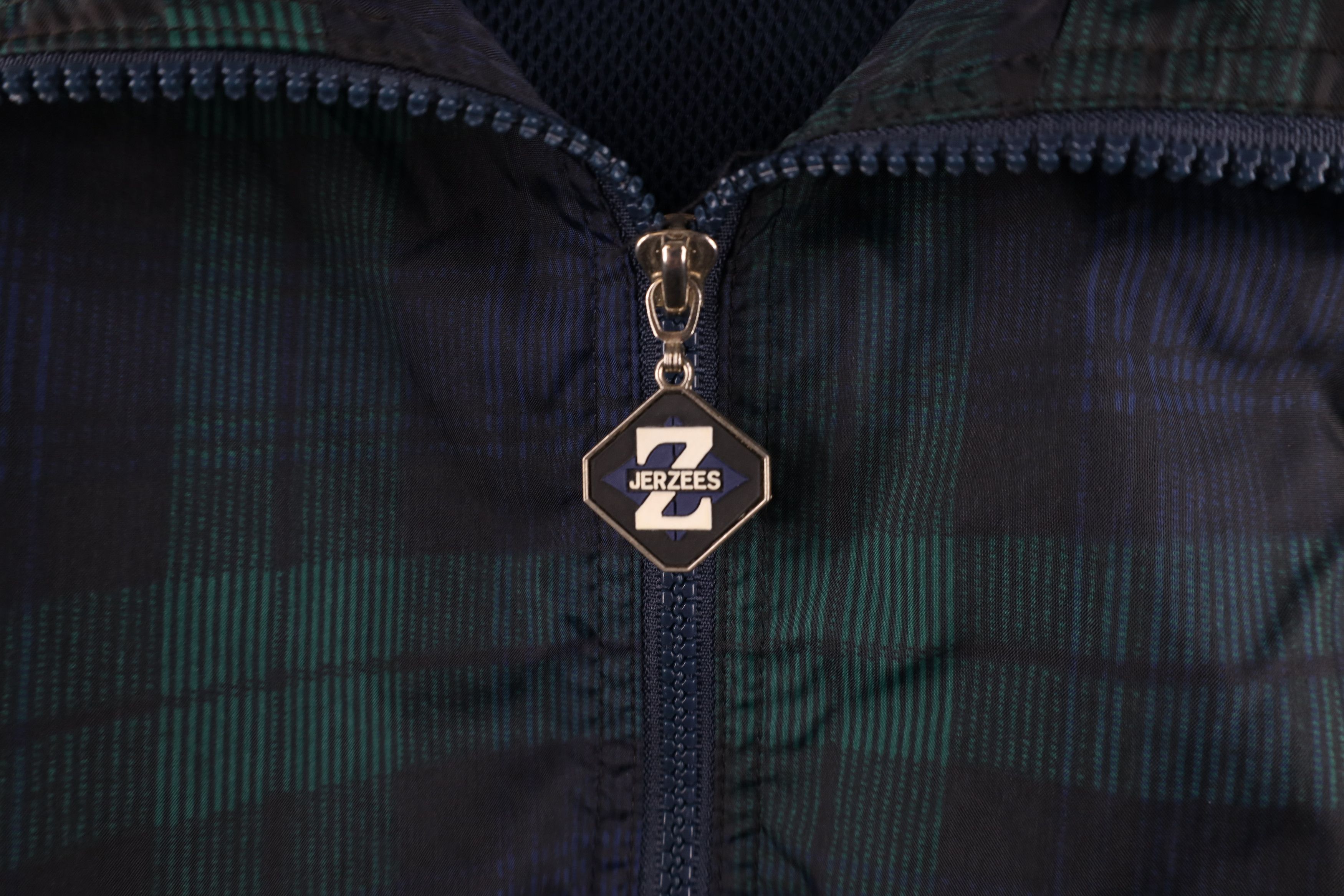 Vintage Vintage 90s Streetwear Full Zip Windbreaker Jacket Plaid Size US L / EU 52-54 / 3 - 4 Thumbnail