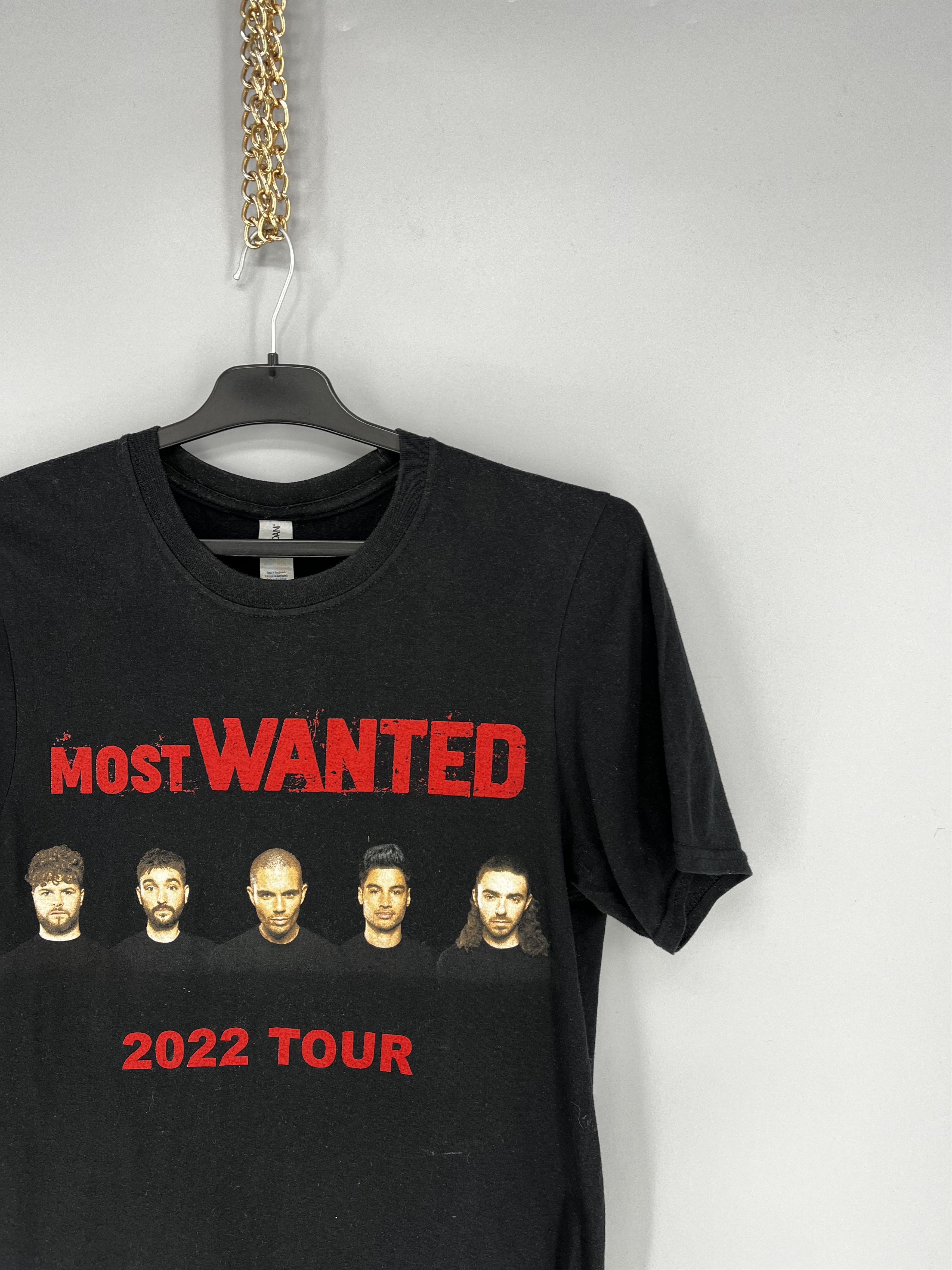 Band Tees Most Wanted Boy Band USA Summer Tour 22 Shirt Size US S / EU 44-46 / 1 - 5 Thumbnail