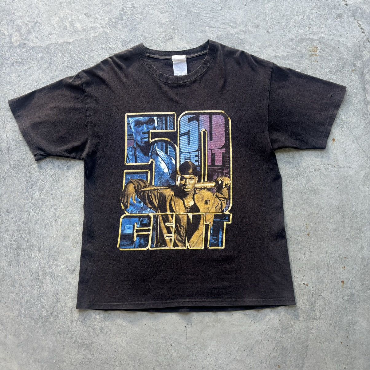 Rap Tees × Vintage Vintage 50 Cent In Da Club Rap Tee Size US L / EU 52-54 / 3 - 1 Thumbnail