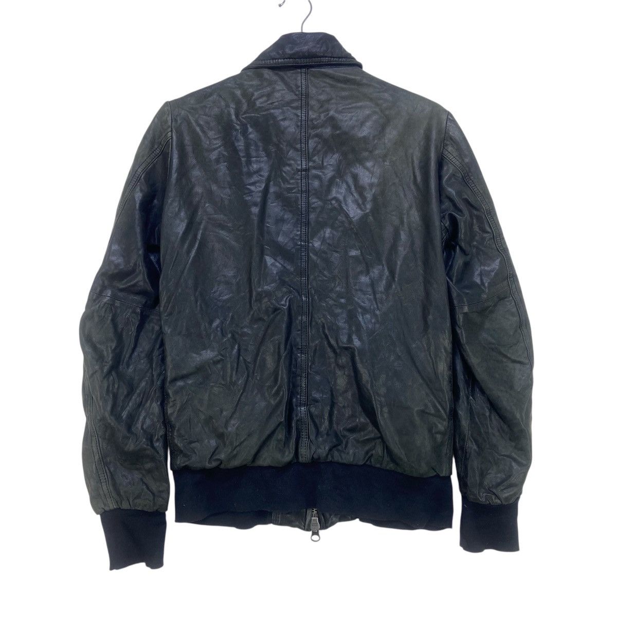 Ships Jet Blue Japanese Brand Ships Jet Blue Sheepskin Leather Jacket Size US XS / EU 42 / 0 - 3 Thumbnail