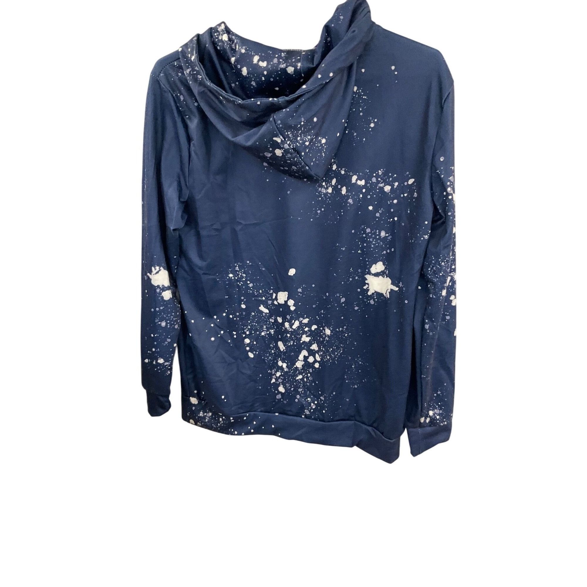 Other Mama Graphic Hoodie Navy Blue Splatter Print Adult Size Smal Size S / US 4 / IT 40 - 2 Thumbnail