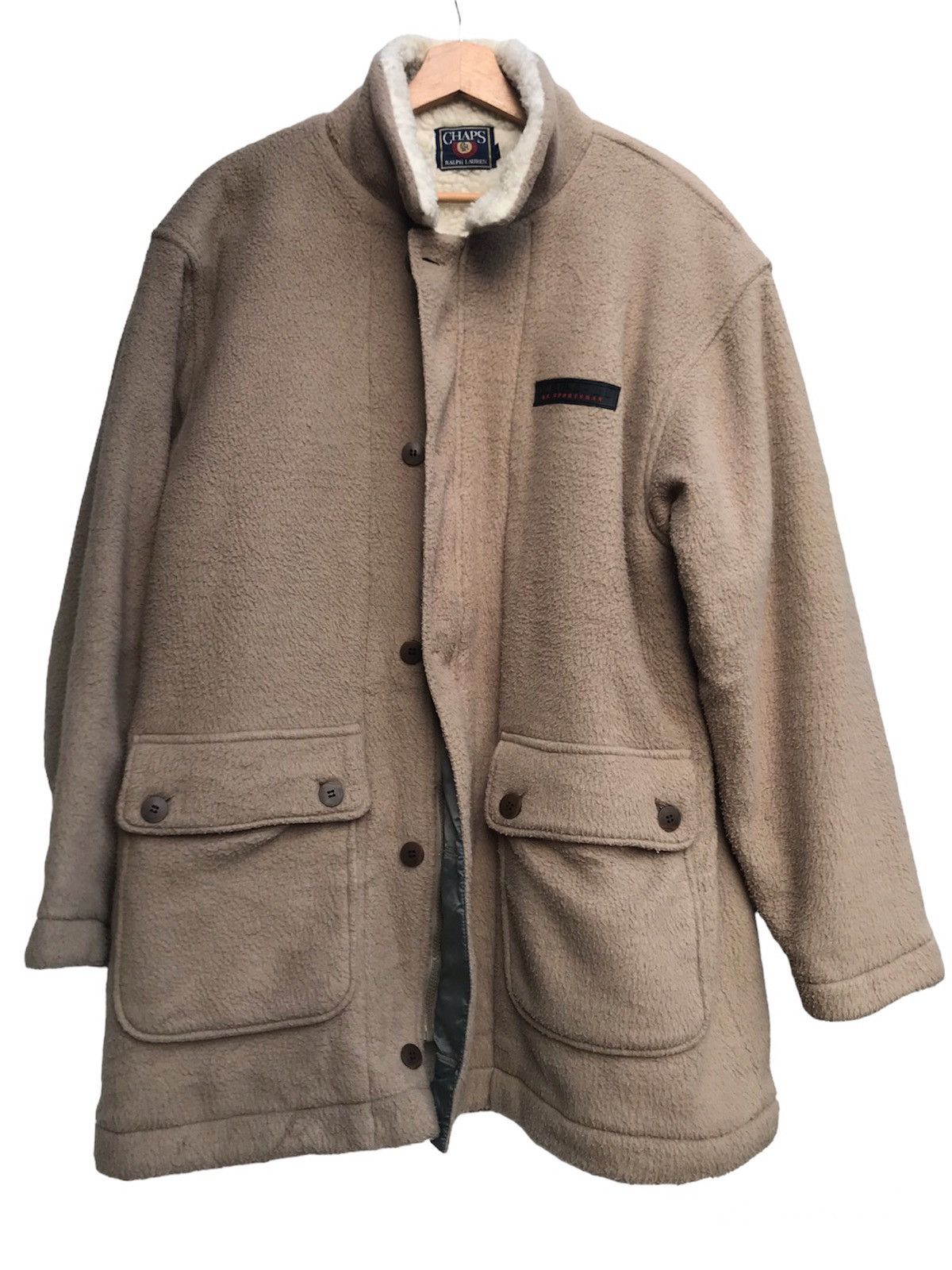 Chaps × Chaps Ralph Lauren × Ralph Lauren Vintage Chaps Ralph Lauren Field Coat Sherpa Fleece Lined Size US L / EU 52-54 / 3 - 2 Thumbnail