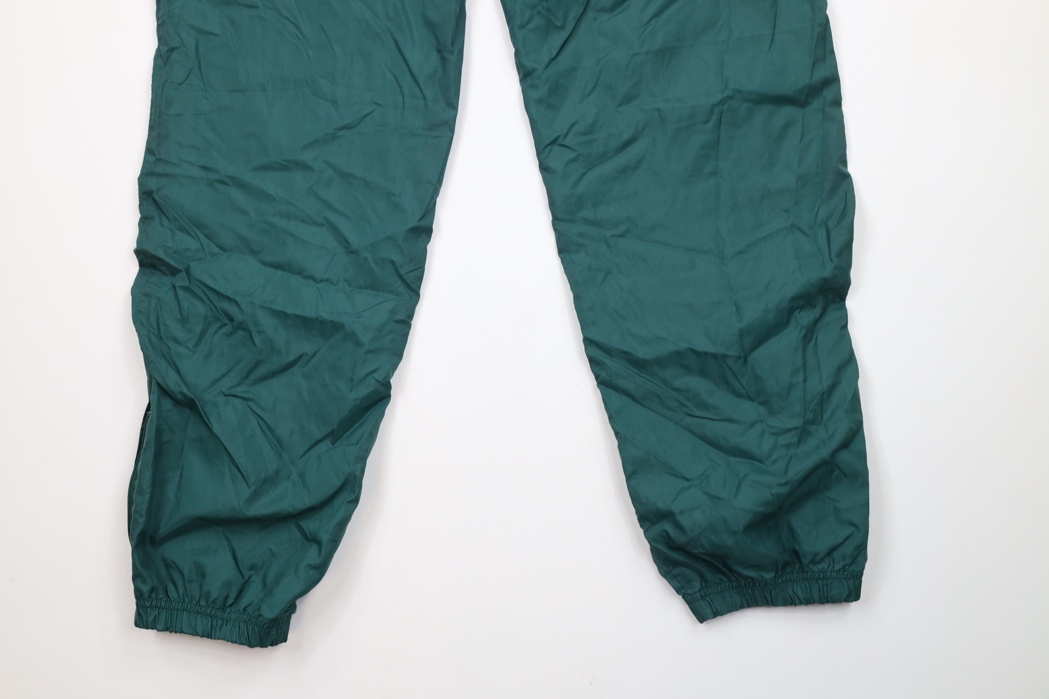 Adidas × Vintage Vintage 90s Adidas Lined Nylon Joggers Jogger Pants Green Size 30 - 13 Thumbnail