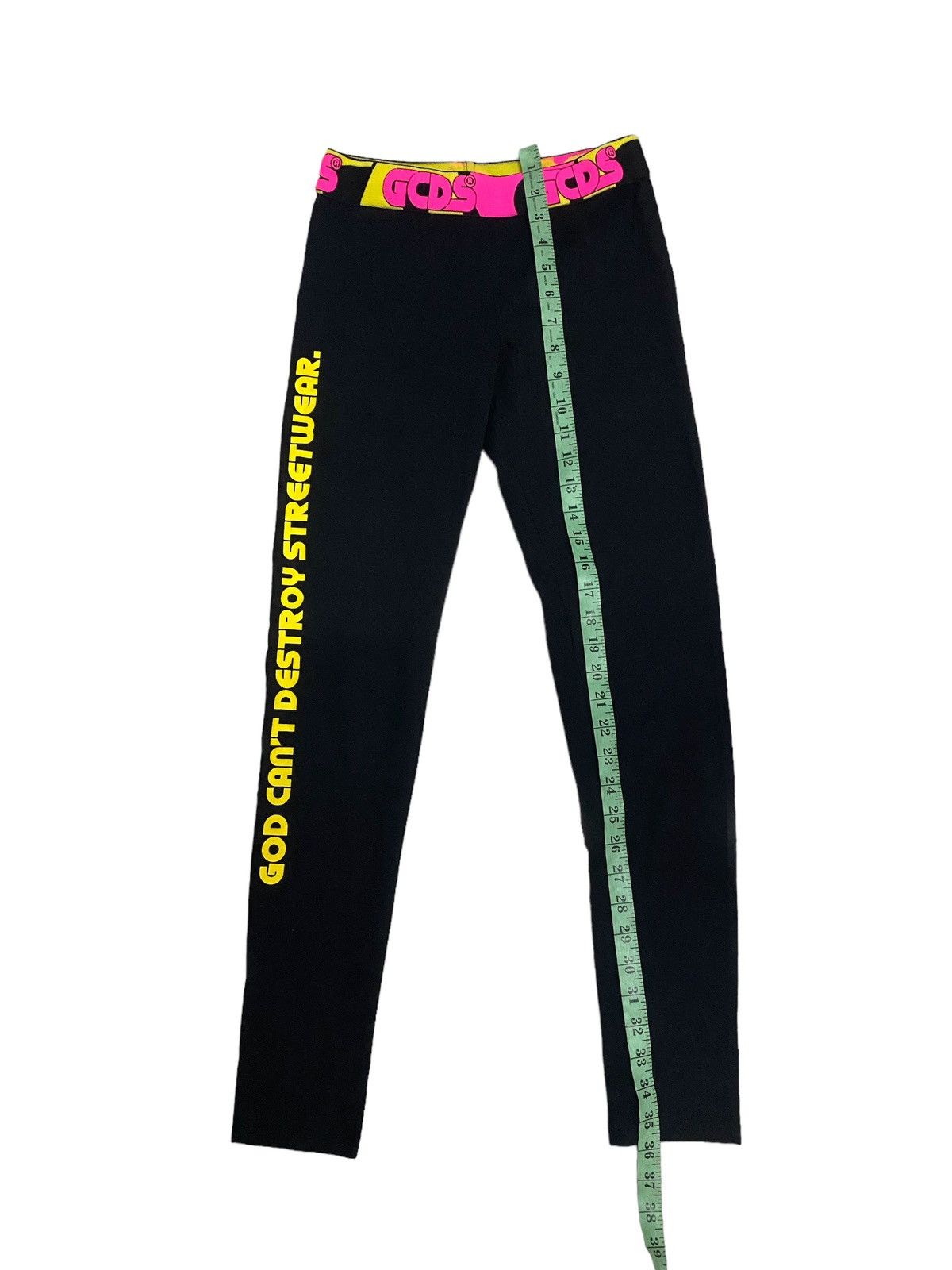 GCDS GCDS God Cant Destroy Streetwear mini Leggings Size 30" / US 8 / IT 44 - 9 Thumbnail