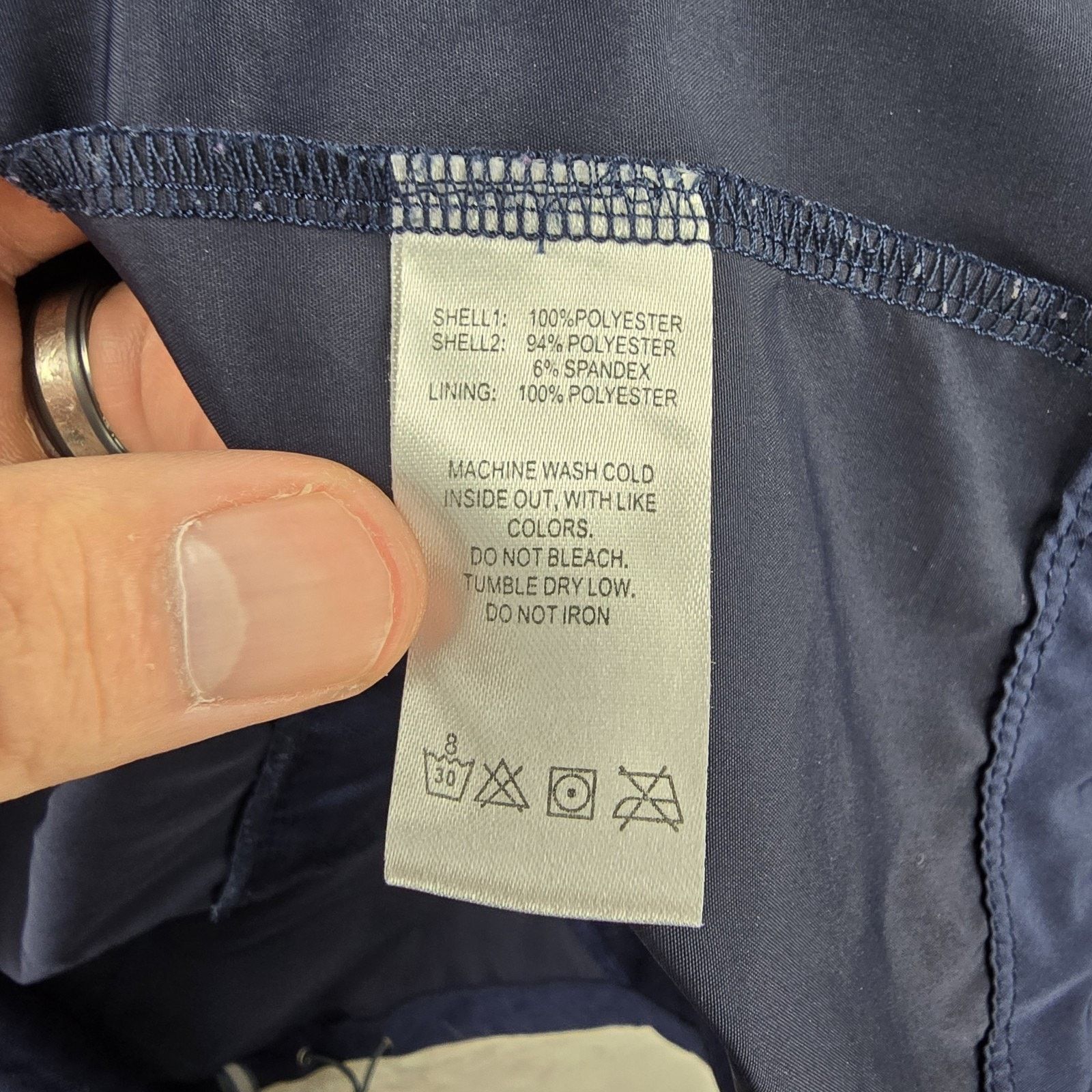 Alo Alo Yoga Windbreaker Jacket Women's Large Blue Lightweight Size L / US 10 / IT 46 - 9 Thumbnail