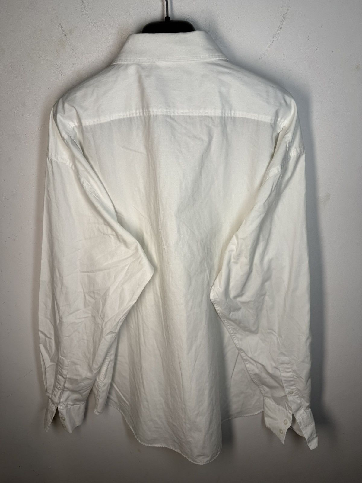 Yves Saint Laurent White YSL Shirt Dress Button Up Classic Logo Size US XXL / EU 58 / 5 - 8 Thumbnail