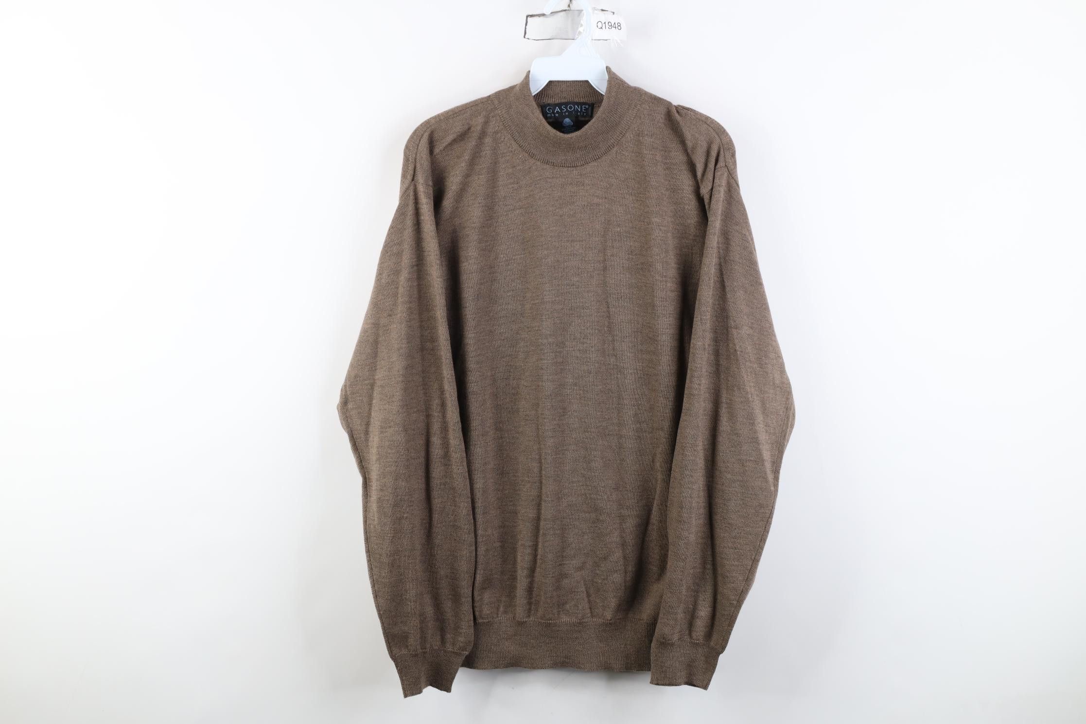 Oakley × Vintage OAKLEY Sweater Knit Vintage 90s Mock Neck hoodie