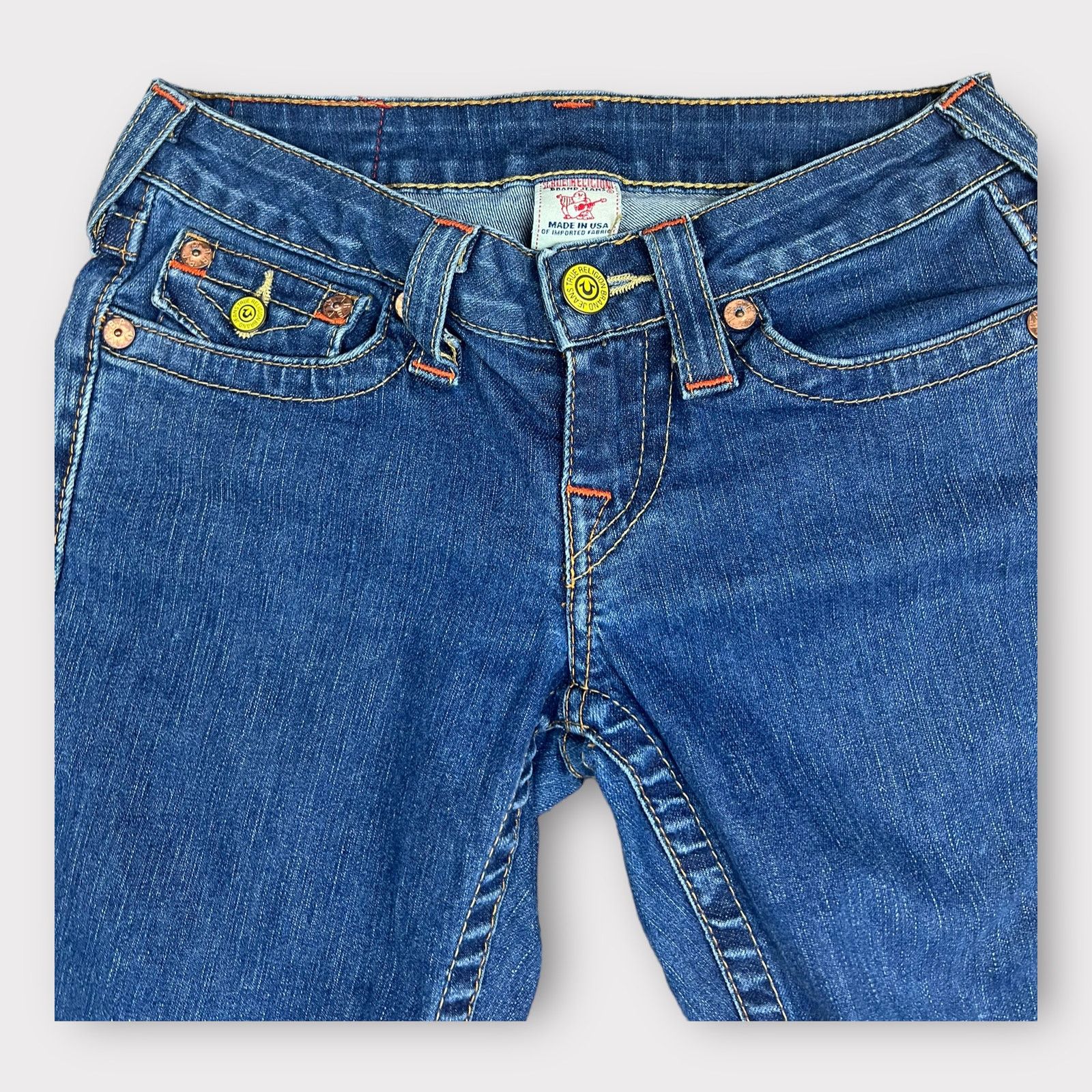 True Religion True Religion | Vintage Y2K Low Rise Bootcut Jeans | 25 Size 25" / US 0 / IT 36 - 3 Thumbnail