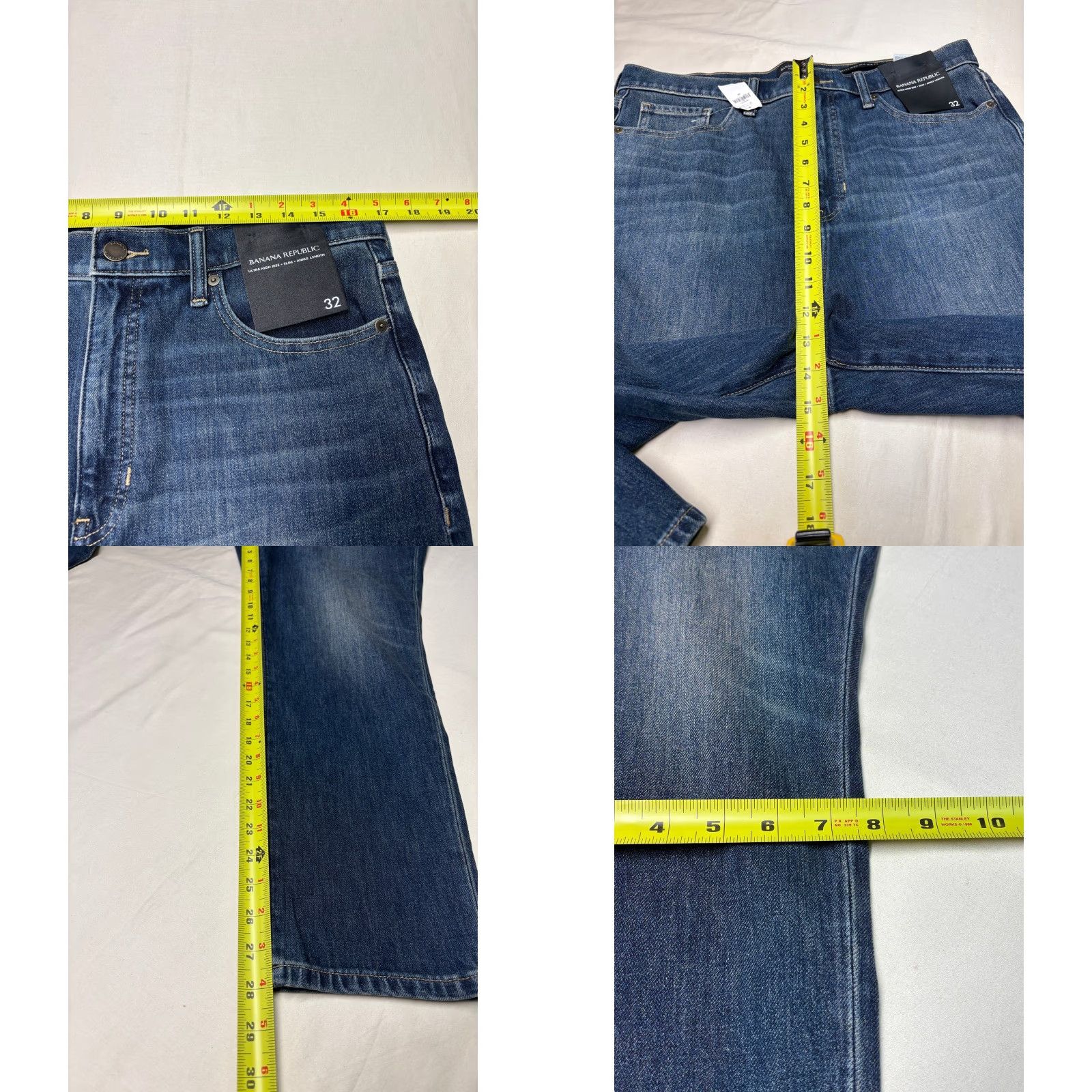Banana Republic Banana Republic NWT Ultra High Rise Slim Fit Ankle Length Jeans Size 34X28 Size 24" / US 00 / IT 34 - 9 Thumbnail