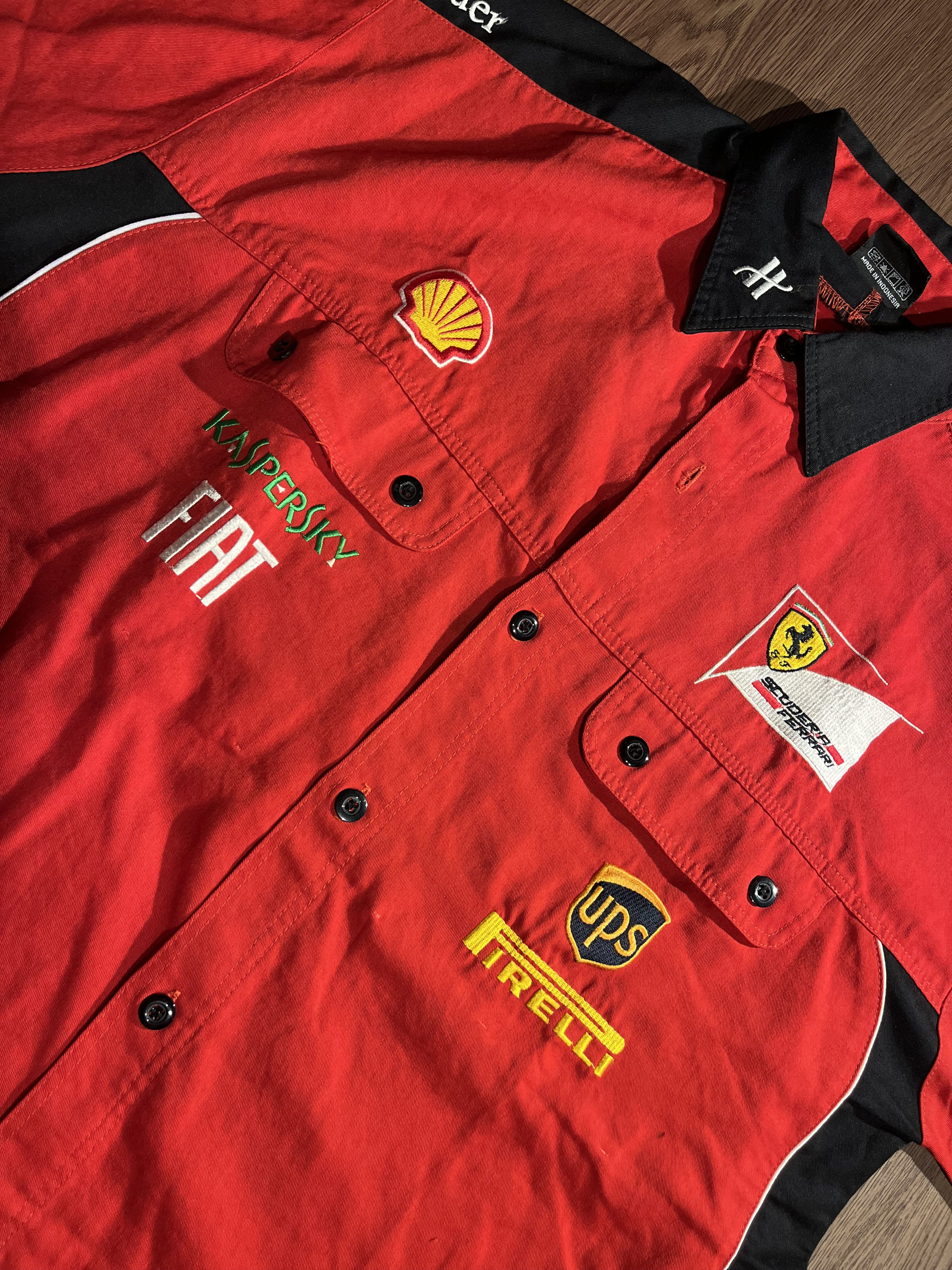Ferrari 90s Scuderia Ferrari F1 Team Workshirt Size US XL / EU 56 / 4 - 3 Thumbnail