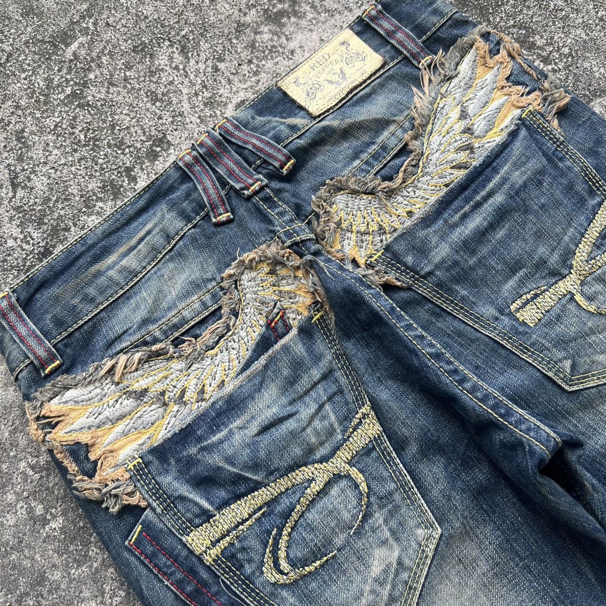 Japanese Brand “RED PEPPER” DISTRESS/FADED BLUE JEANS Size US 30 / EU 46 - 16 Thumbnail