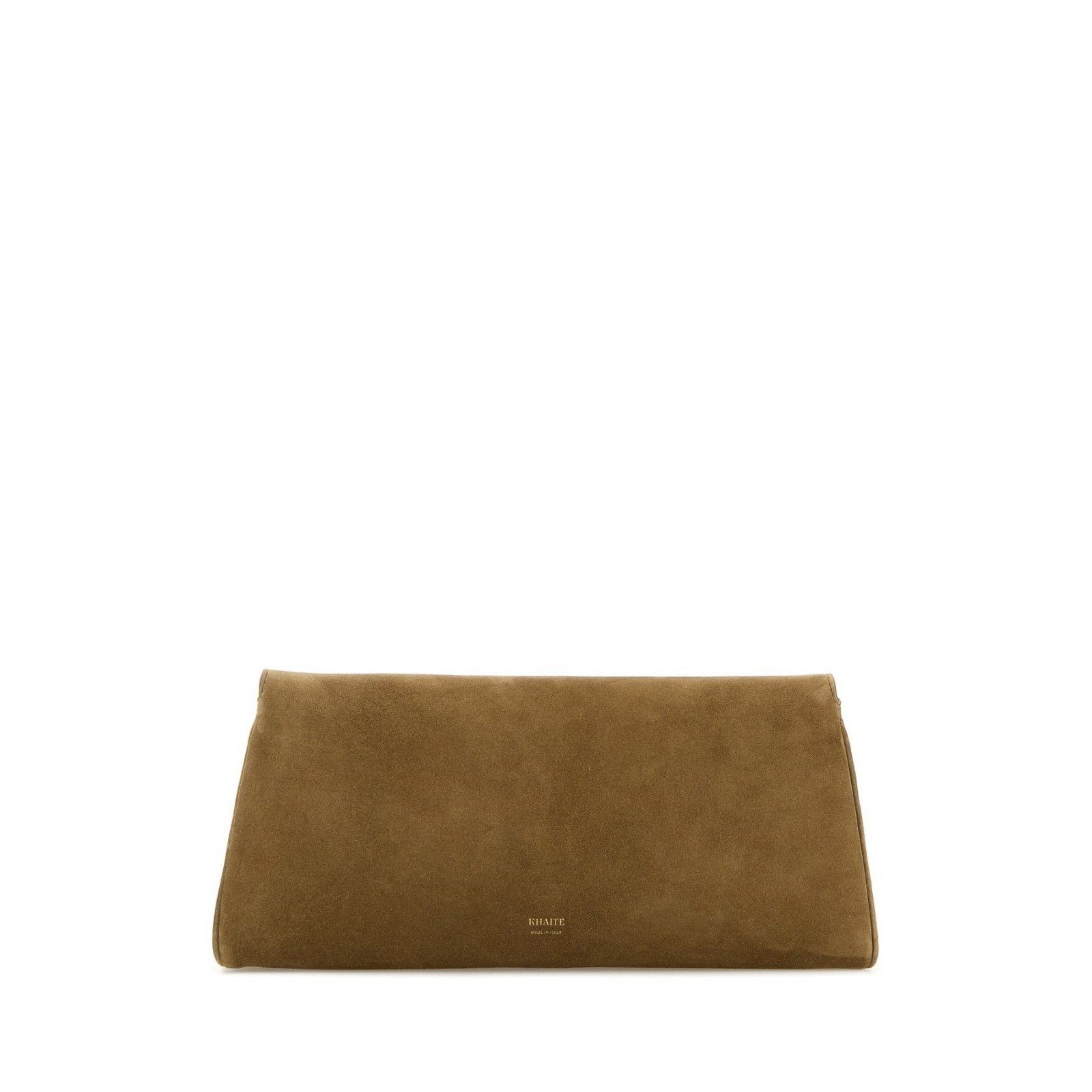 KHAITE KHAITE Audrey Brown Suede Clutch New & Authentic Size ONE SIZE - 3 Thumbnail