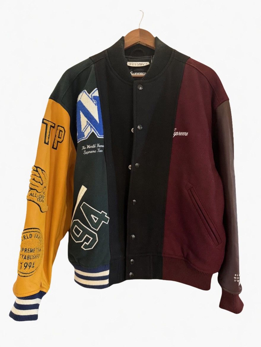 Supreme x MM6 Maison Margiela Split Varsity Jacket Men’s M