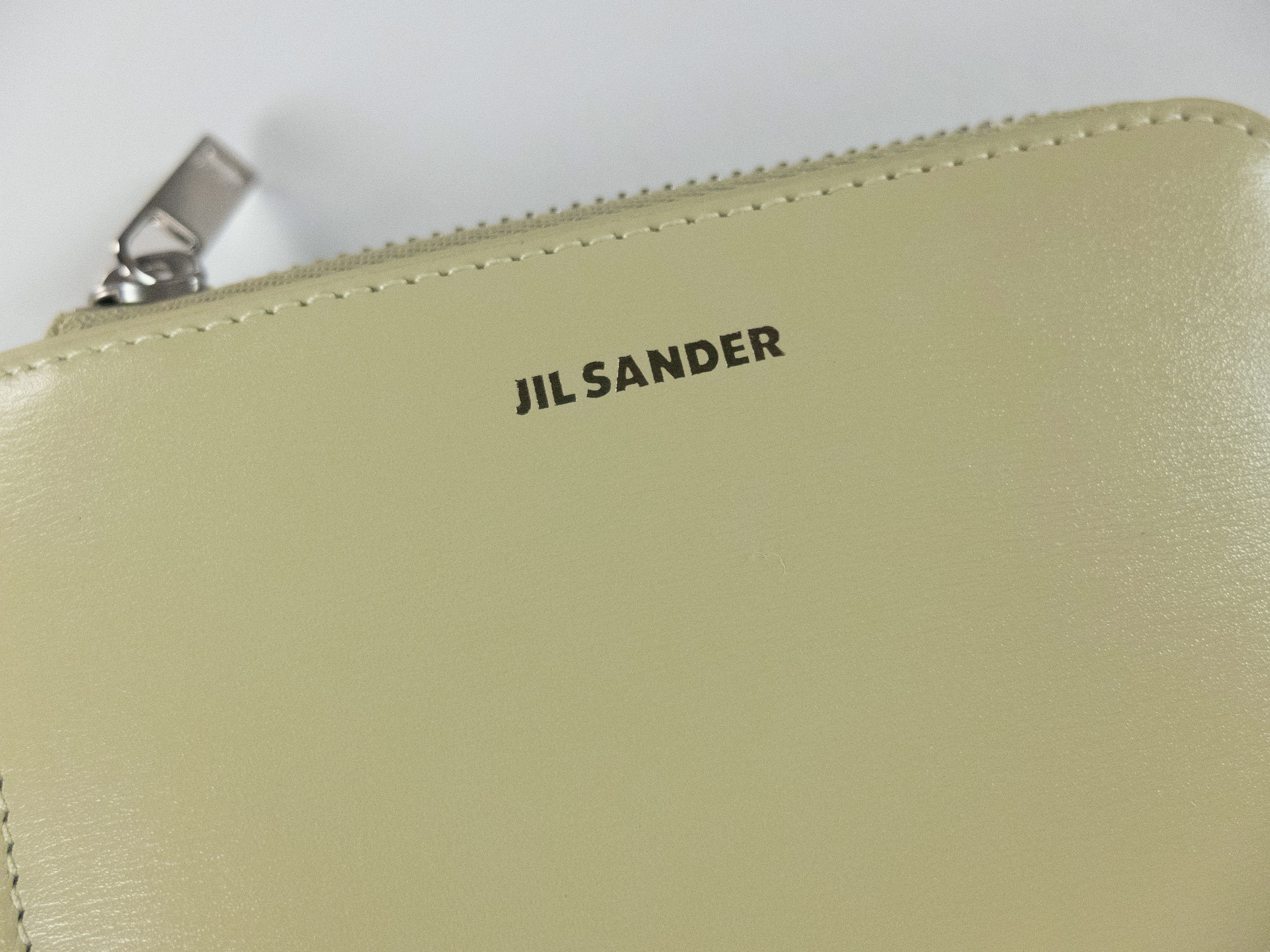Jil Sander JIL SANDER pastel green leather zipped card wallet Size ONE SIZE - 3 Thumbnail