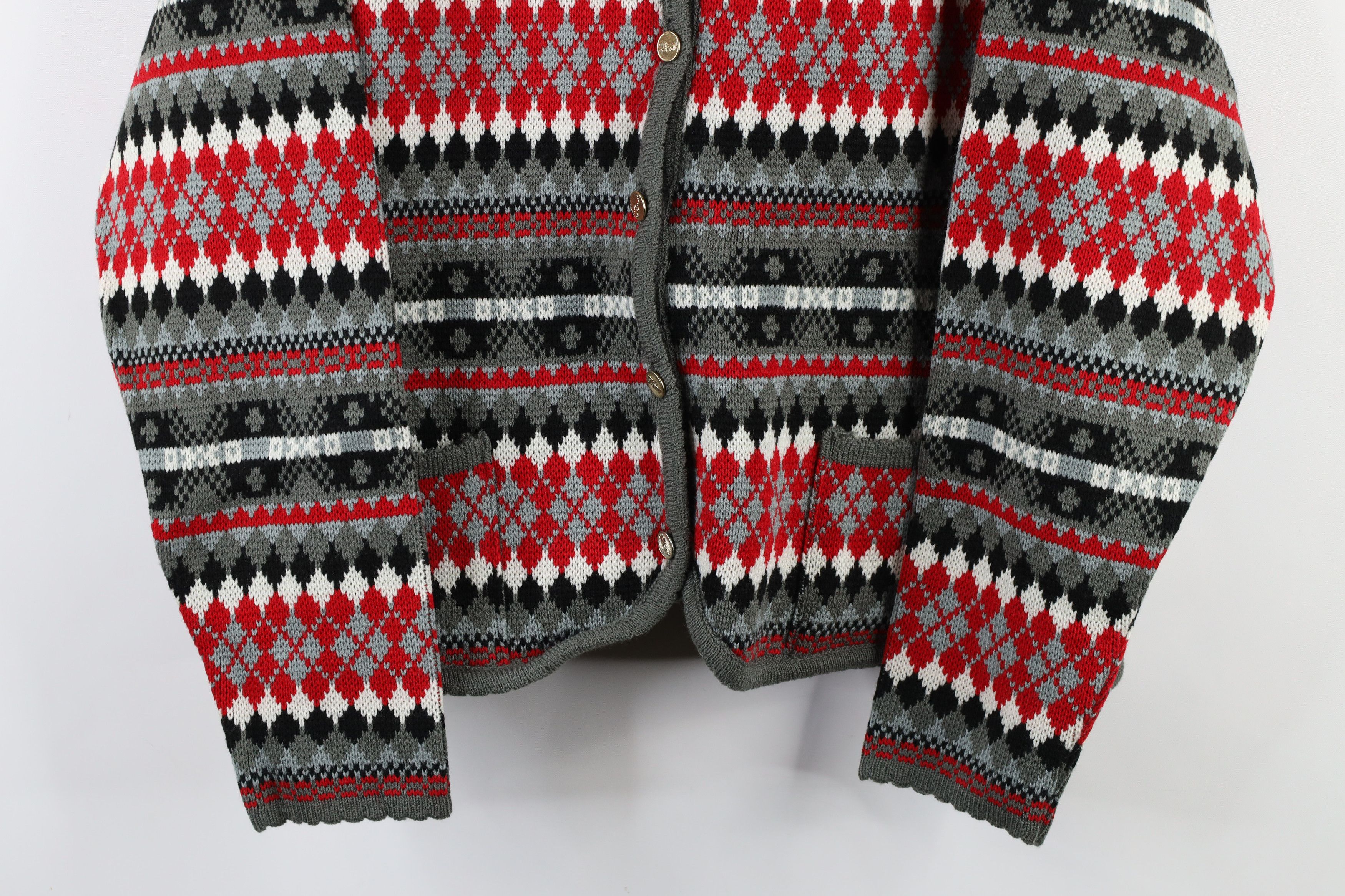 Vintage Vintage 90s Streetwear Knit Button Cardigan Sweater Acrylic Size XL / US 12-14 / IT 48-50 - 3 Thumbnail